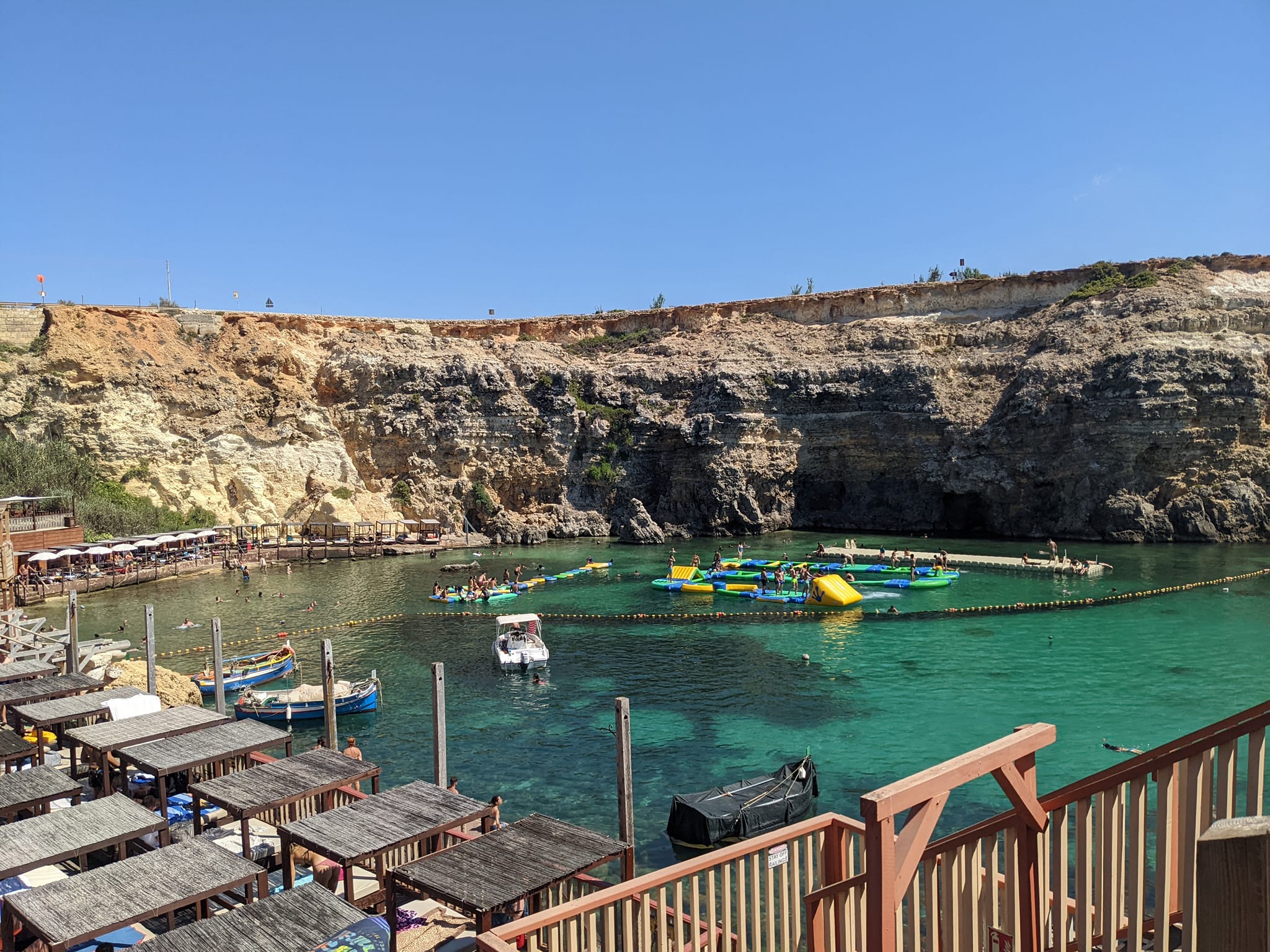 Travel Malta - Anchor Bay, absolutely amazing. Popeye...
