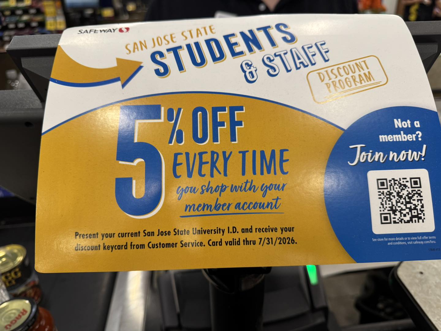 Discount at Safeway for SJSU students... - Willow Glen Charm | Facebook