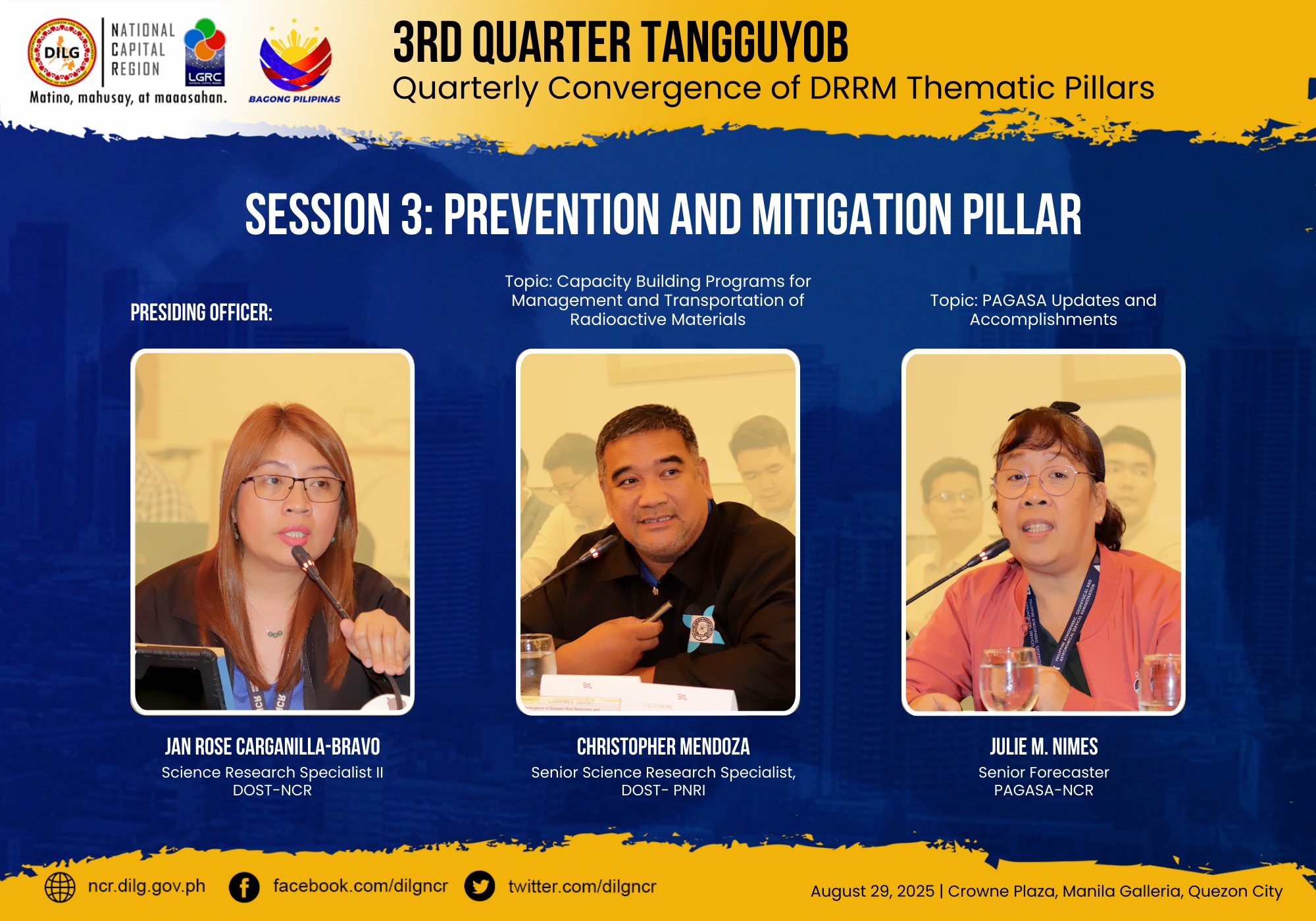 𝗔𝗧𝗠 | 𝗧𝗮𝗻𝗴𝗴𝘂𝘆𝗼𝗯 𝗖𝗼𝗻𝘃𝗲𝗿𝗴𝗲𝗻𝗰𝗲... - DILG National Capital Region | Facebook