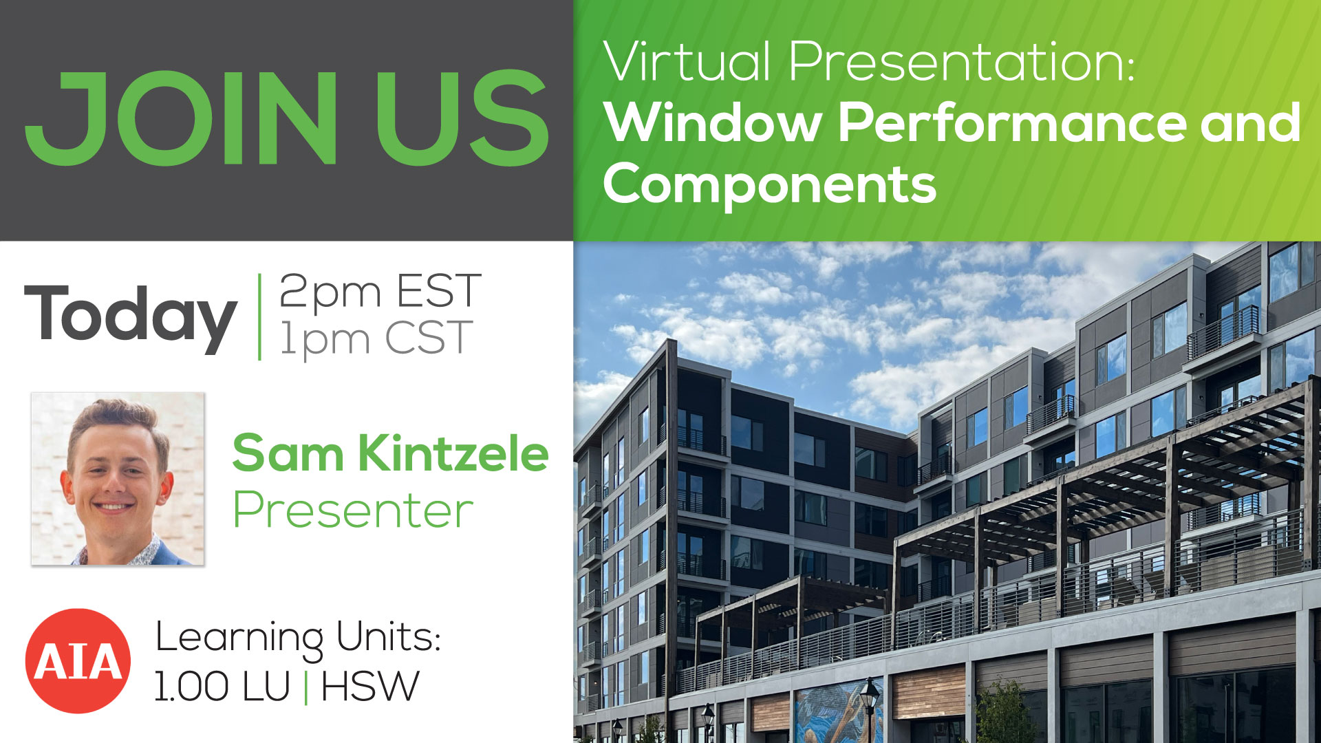 INTUS Windows - Join us today at 2pm EST for a... | Facebook