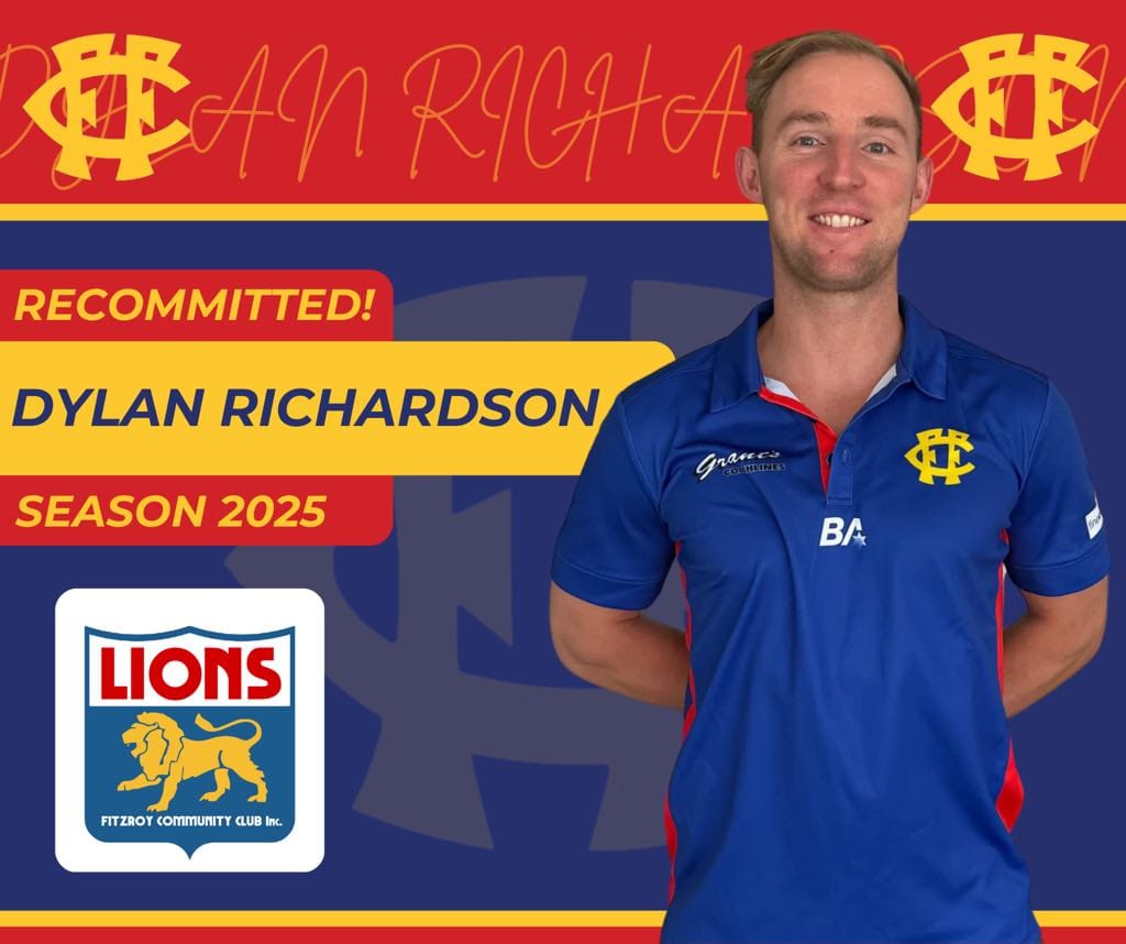Fitzroy - 🏉 Men's Footy Update 🏉 🔥 Recommitted for 2025! ️ DYLAN ...