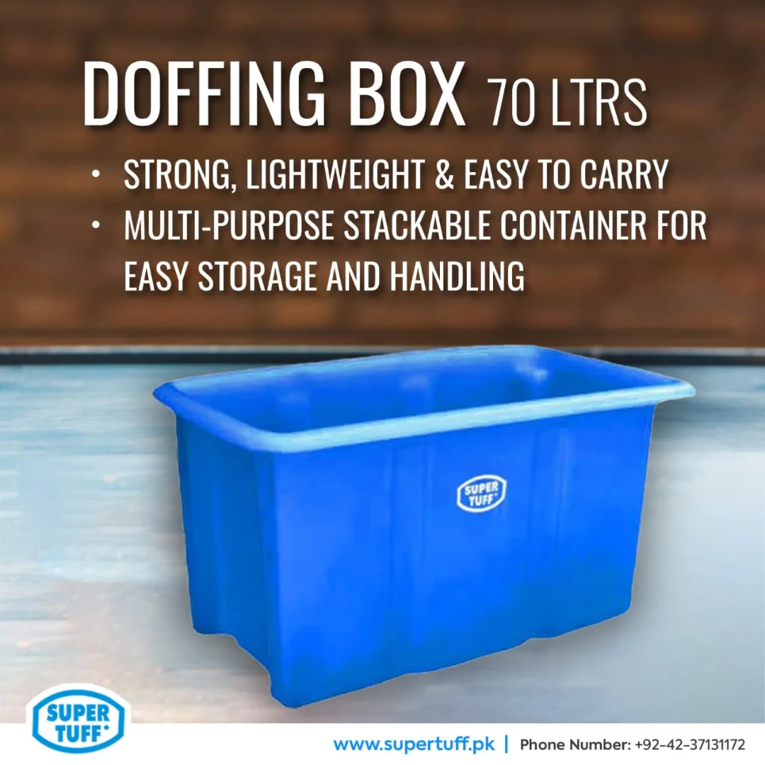 Super - Doffing Box Large 70 Liters Efficiently store and transport ...
