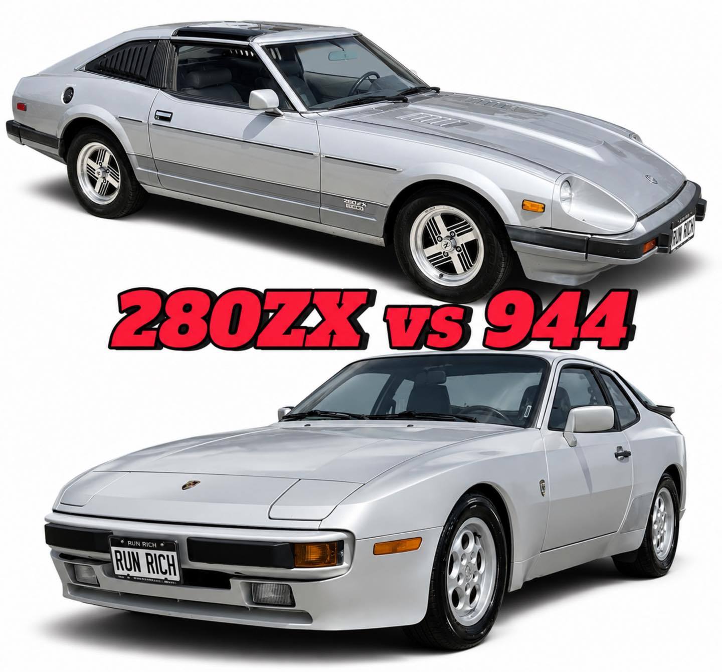 Battle time!! Porsche vs Nissan. 944 vs 300zx. Which one are you