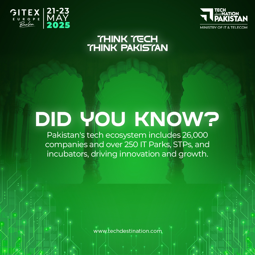 Tech - Pakistan is home to 26,000+ tech companies and 250+ IT Parks ...