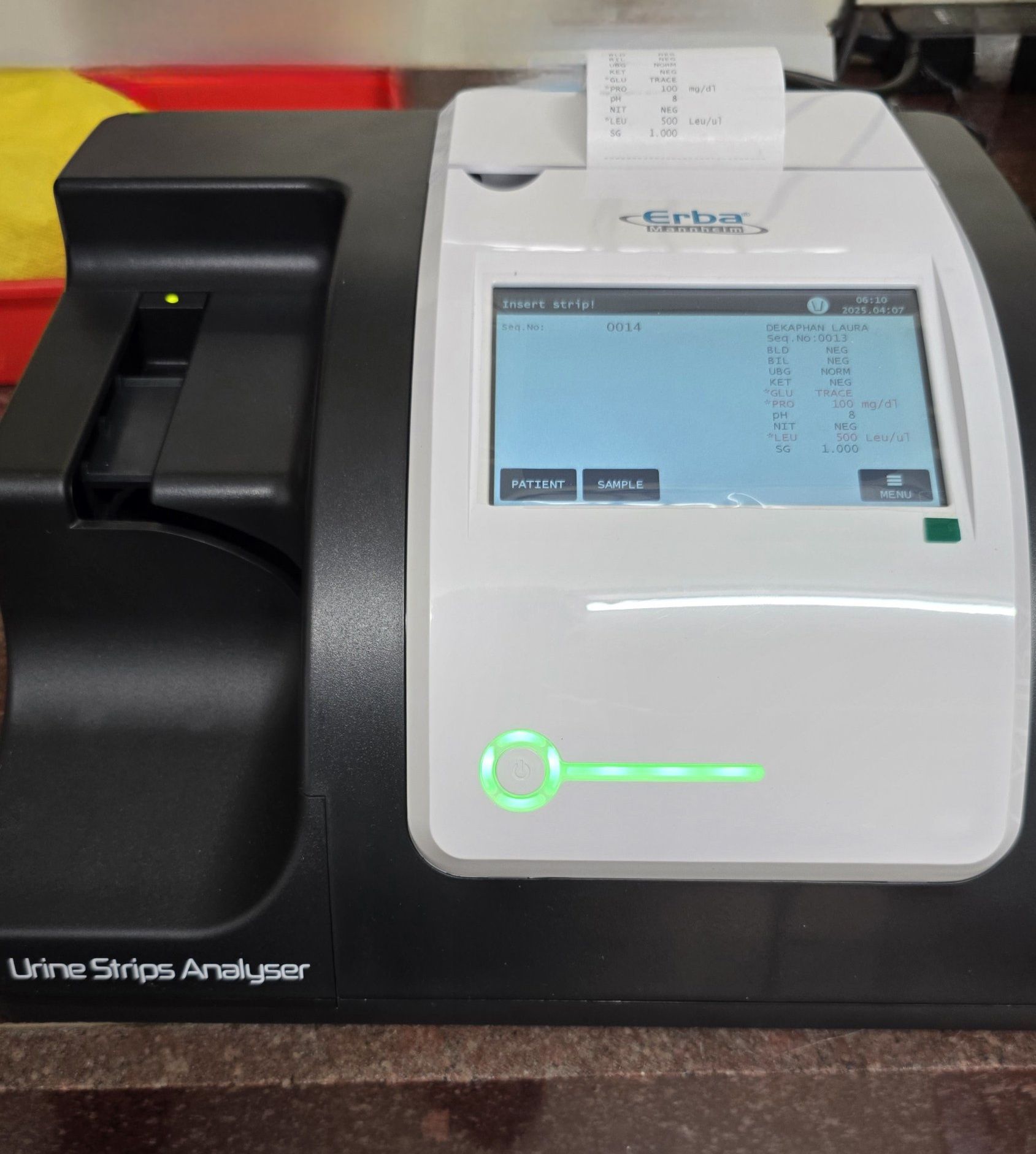 Meditech - Urine Strips Analyzer. New add-on to Meditech Laboratory ...