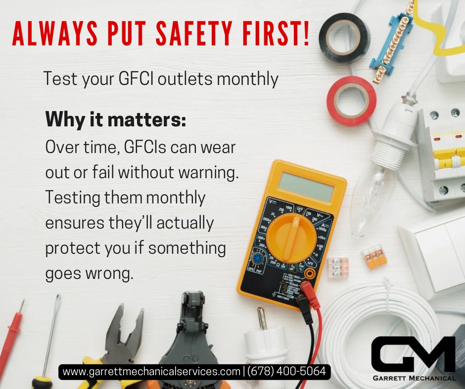 Garrett - GFCI outlets (Ground Fault Circuit Interrupters) are the ...