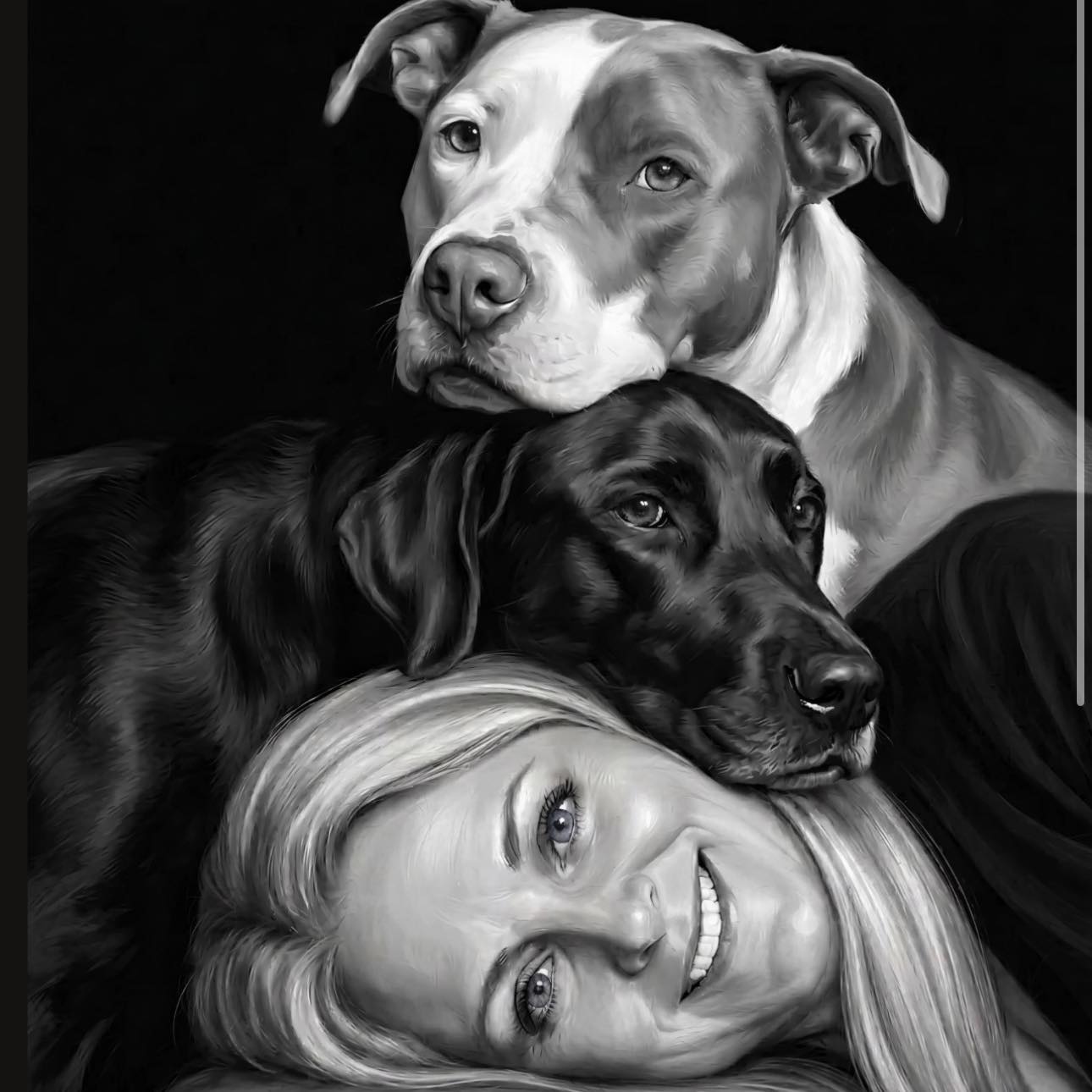 Had so much fun working on this commission today! 🖤 The shading ...