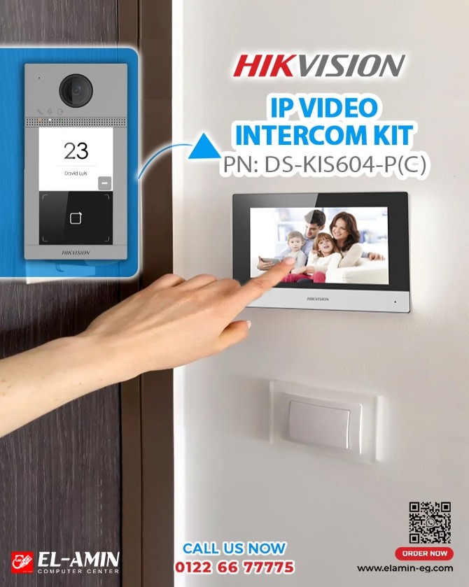 شركة - Hikvision IP video intercom kit PN: DS-KIS604-P(C) • IP video ...