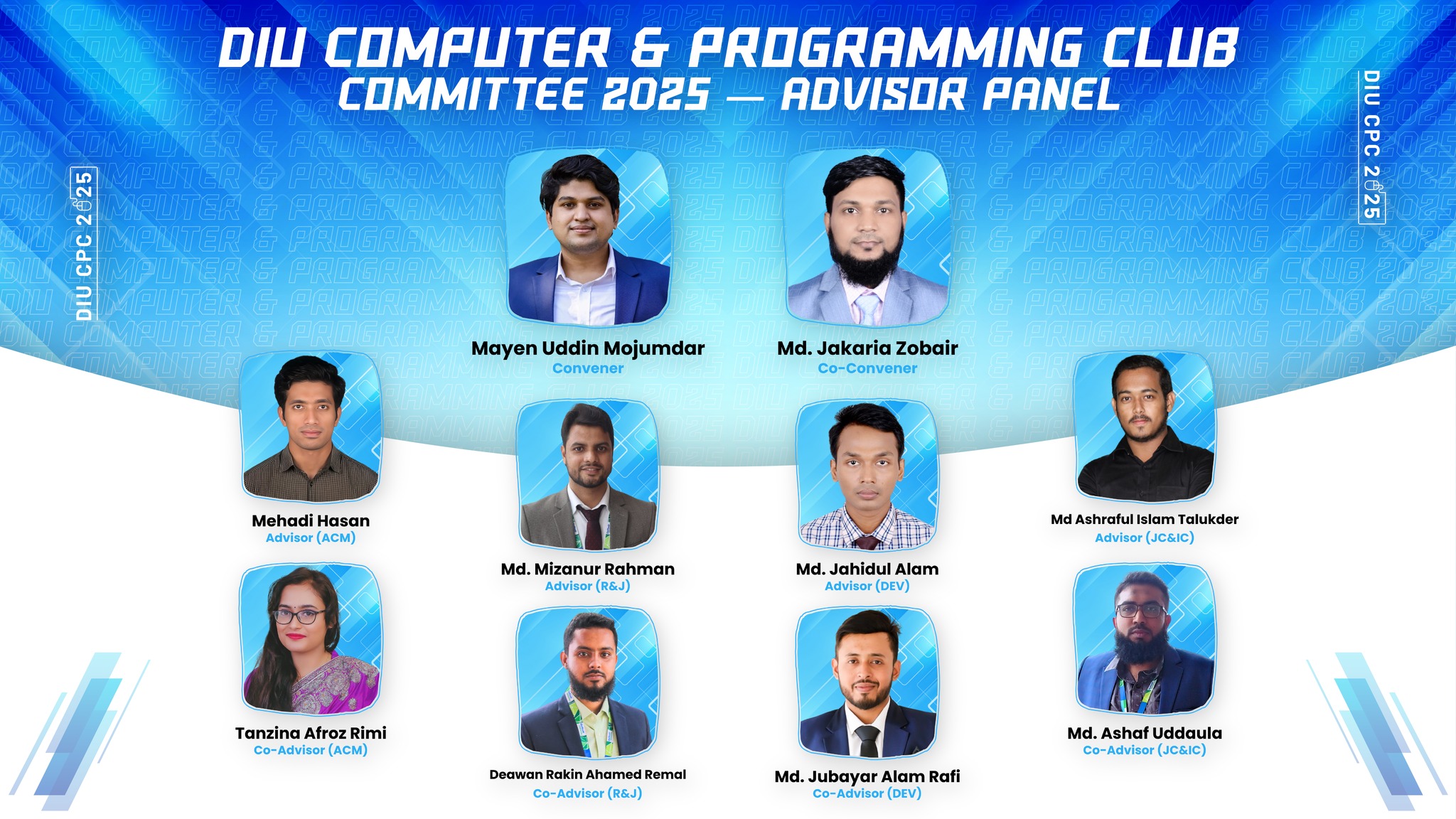 𝗜𝗻𝘁𝗿𝗼𝗱𝘂𝗰𝗶𝗻𝗴 𝗡𝗲𝘄 𝗖𝗼𝗺𝗺𝗶𝘁𝘁𝗲𝗲 𝗼𝗳 DIU CPC 𝟮𝟬𝟮𝟱 We’re delighted to introduce ...