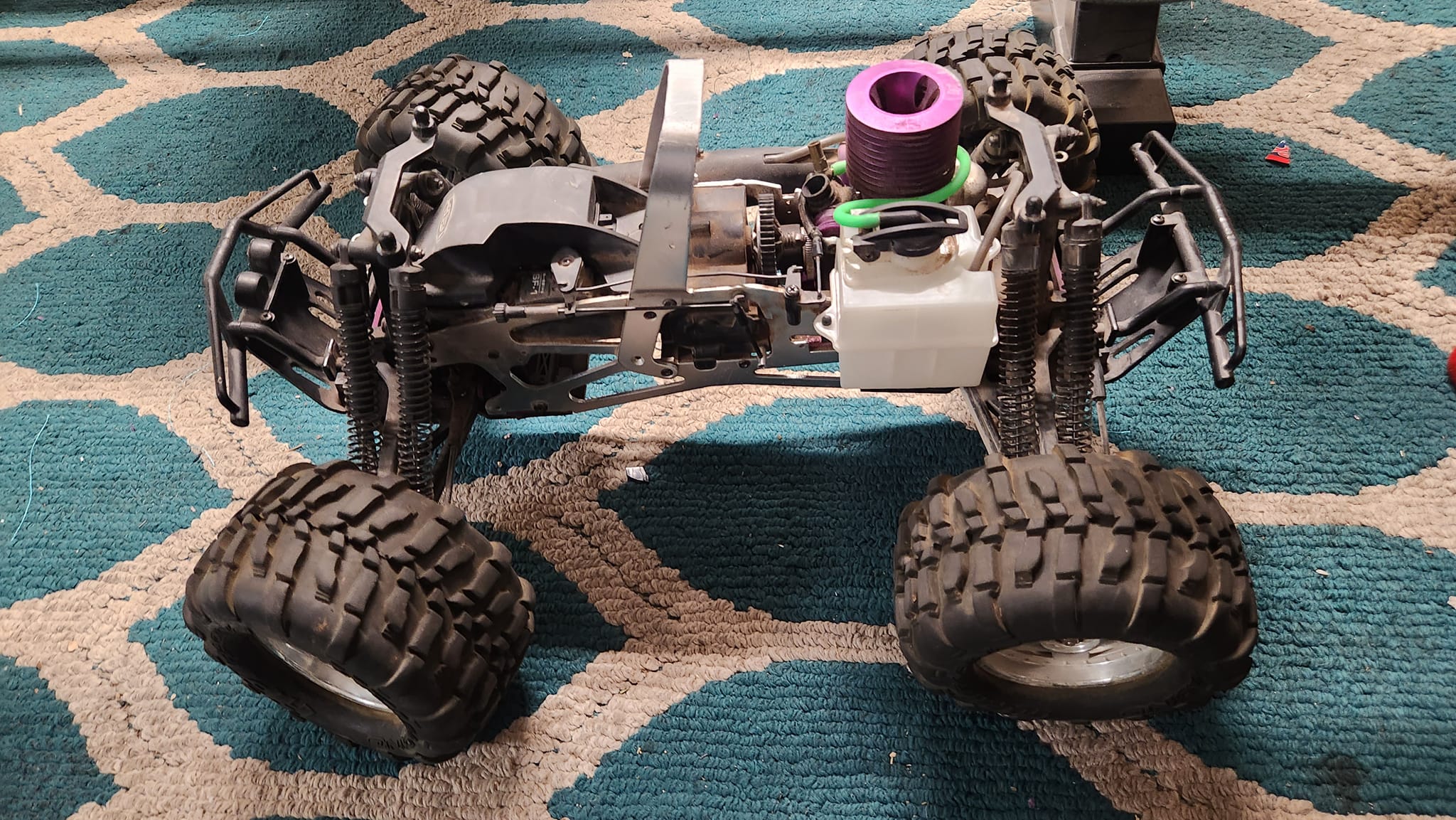 HPI Savage 25 RC with extra motor and plow blade