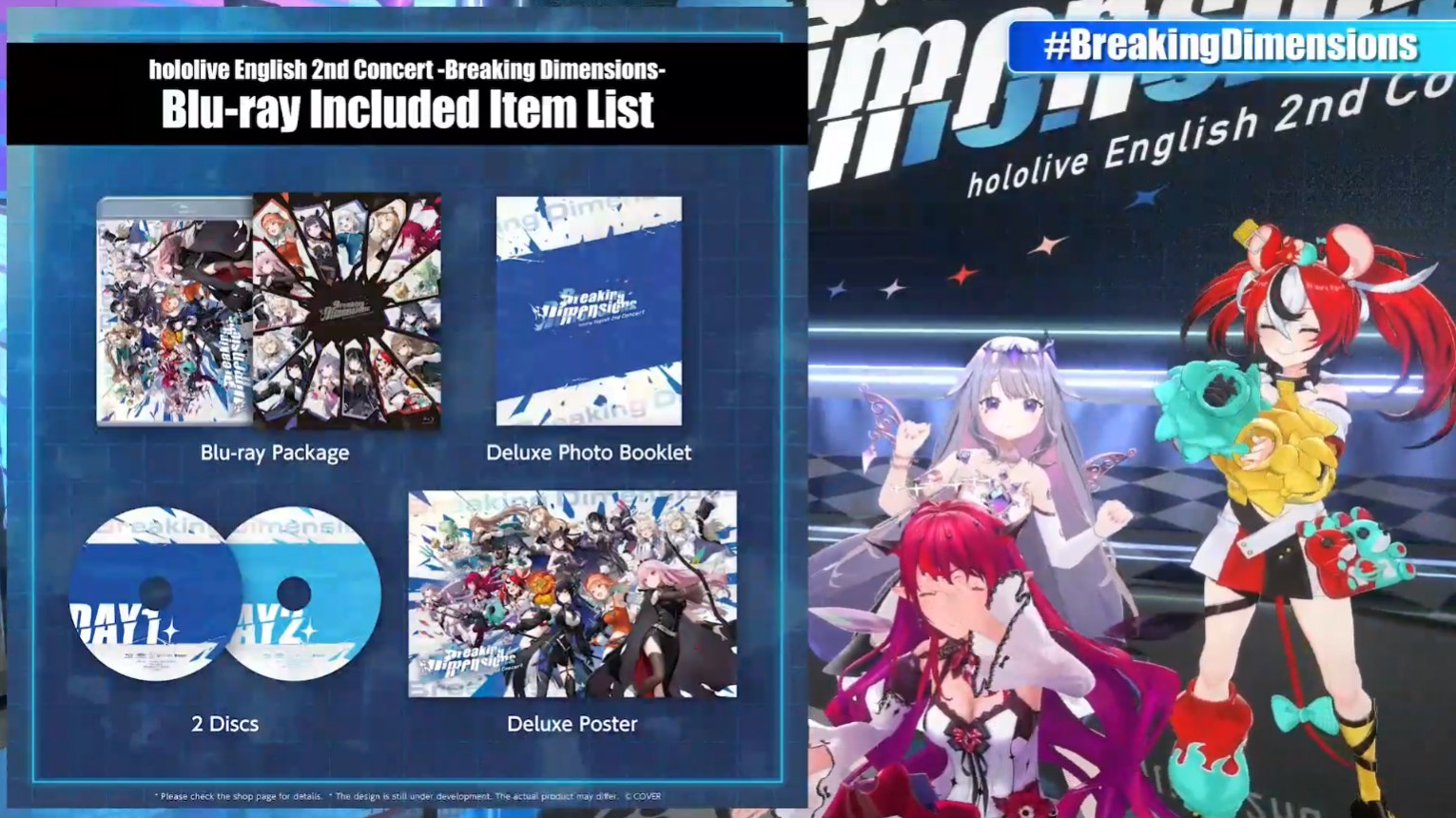 BaeRys + biboo 的介紹節目宣布，去年的EN 演唱會Breaking Dimensions 