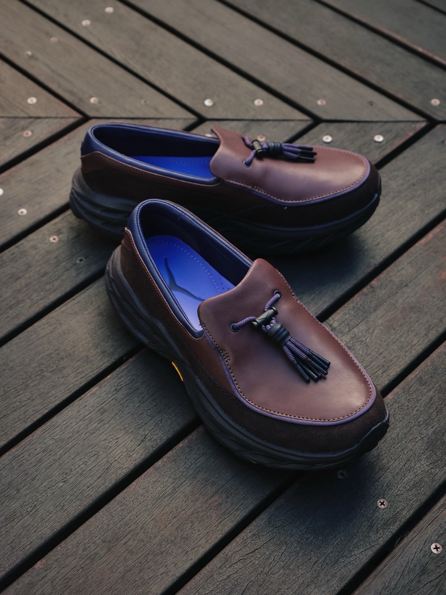 Hoka Speed Loafer Birch and Walnut. released in Japan on Friday