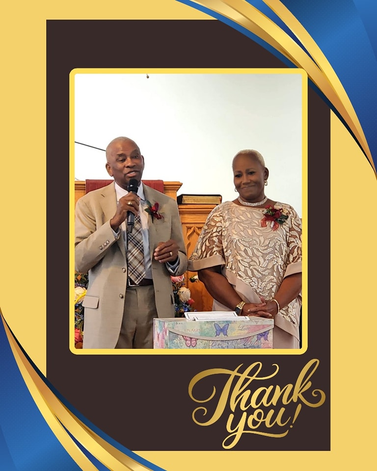 Pastor Paul Coppett III,First Lady Brandie Washington-Coppett, and
