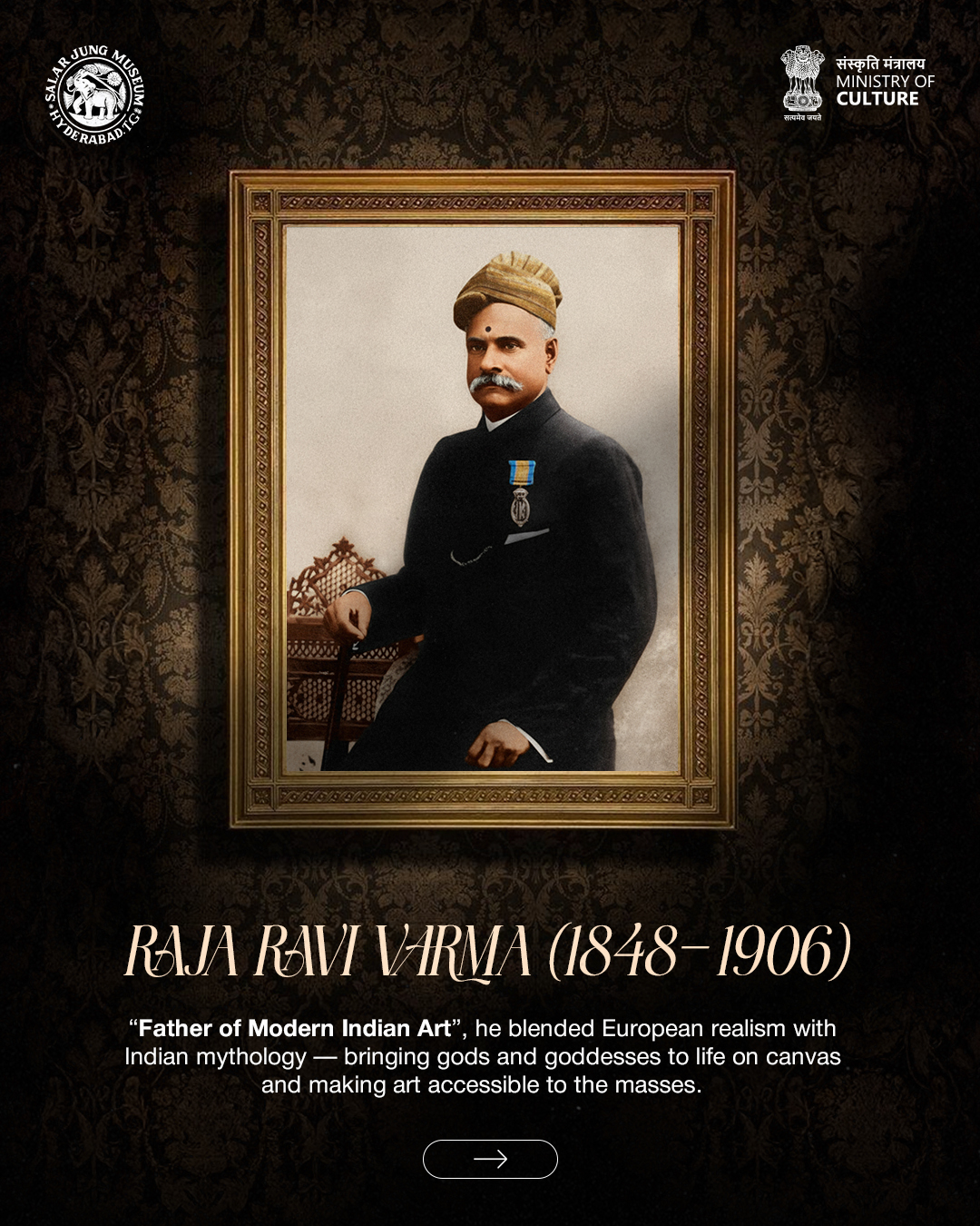 Raja Ravi Varma: Father of... - Salar Jung Museum & Library | Facebook