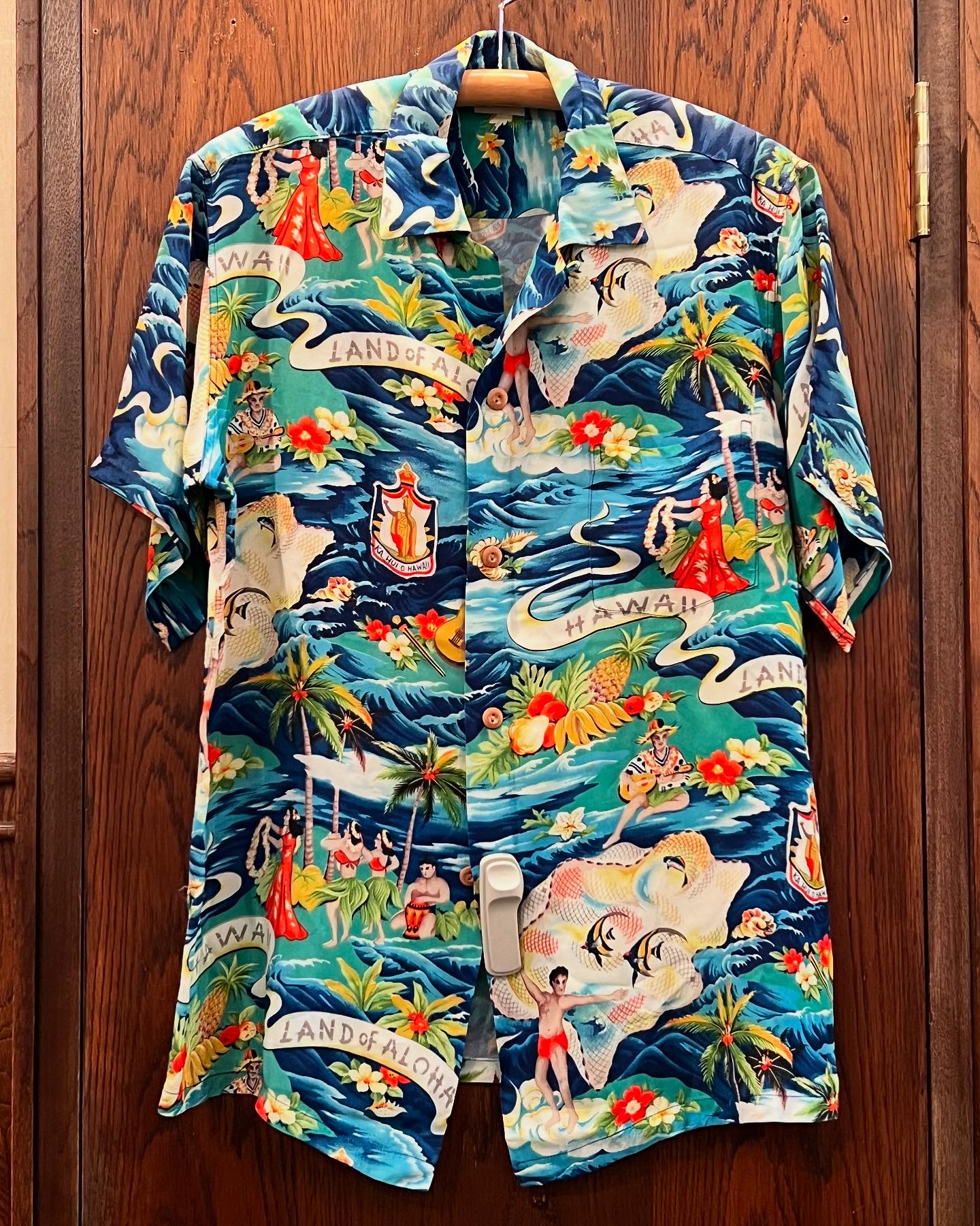 FAKEα - 1950s HAWAIIAN SHIRT Size M . . . . . #vintage 