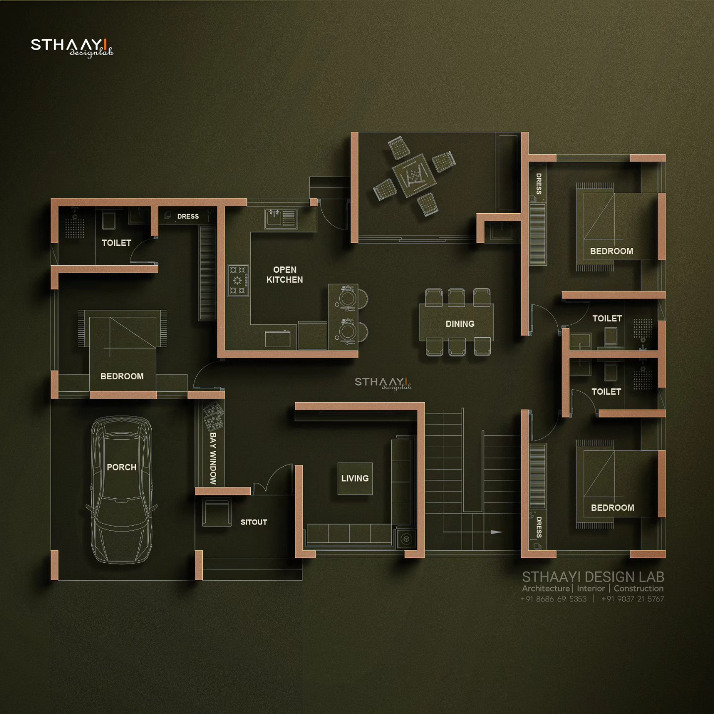 Sthaayi - Modern Comfort: A Perfect 3BHK Home for Your Family Follow 👉👉 ...