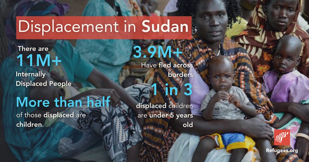 U.S. - Sudan is now home to the world’s largest displacement crisis—and ...