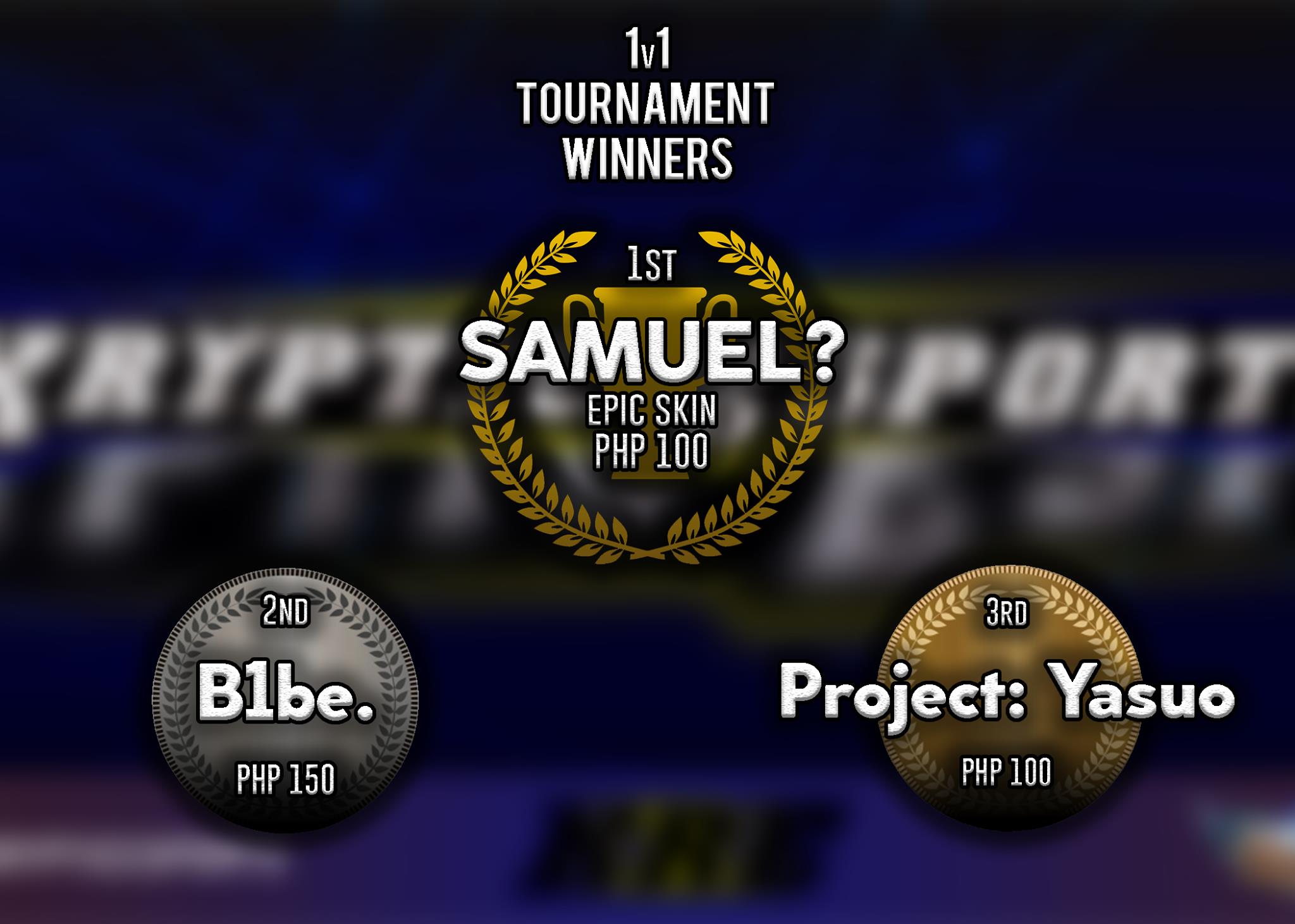 Kryptic Esports - Congratulations sa mga nagwagi sa ating...