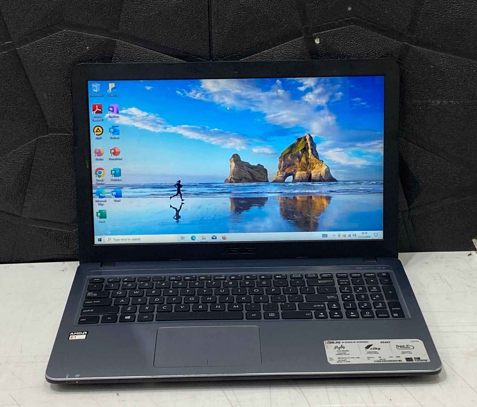 Laptop Asus X540YA/Processor AMD E1-7010/RAM 2GB/HDD 500GB 