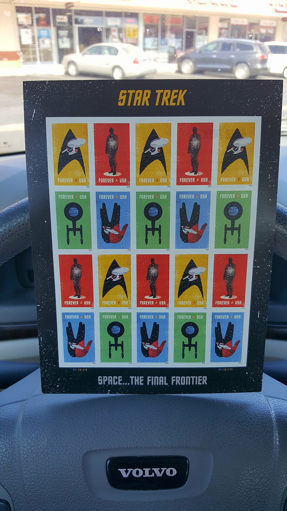 09-17 Star Trek Stamp Released in 1999. The U.S. Postal Service