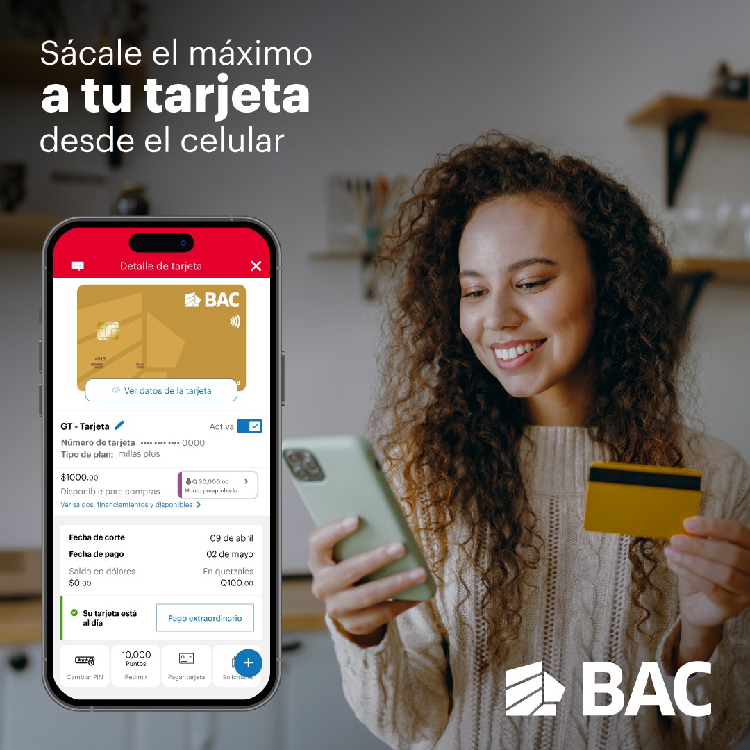 BAC Credomatic - Ahora puedes controlar mejor tu tarjeta... | Facebook