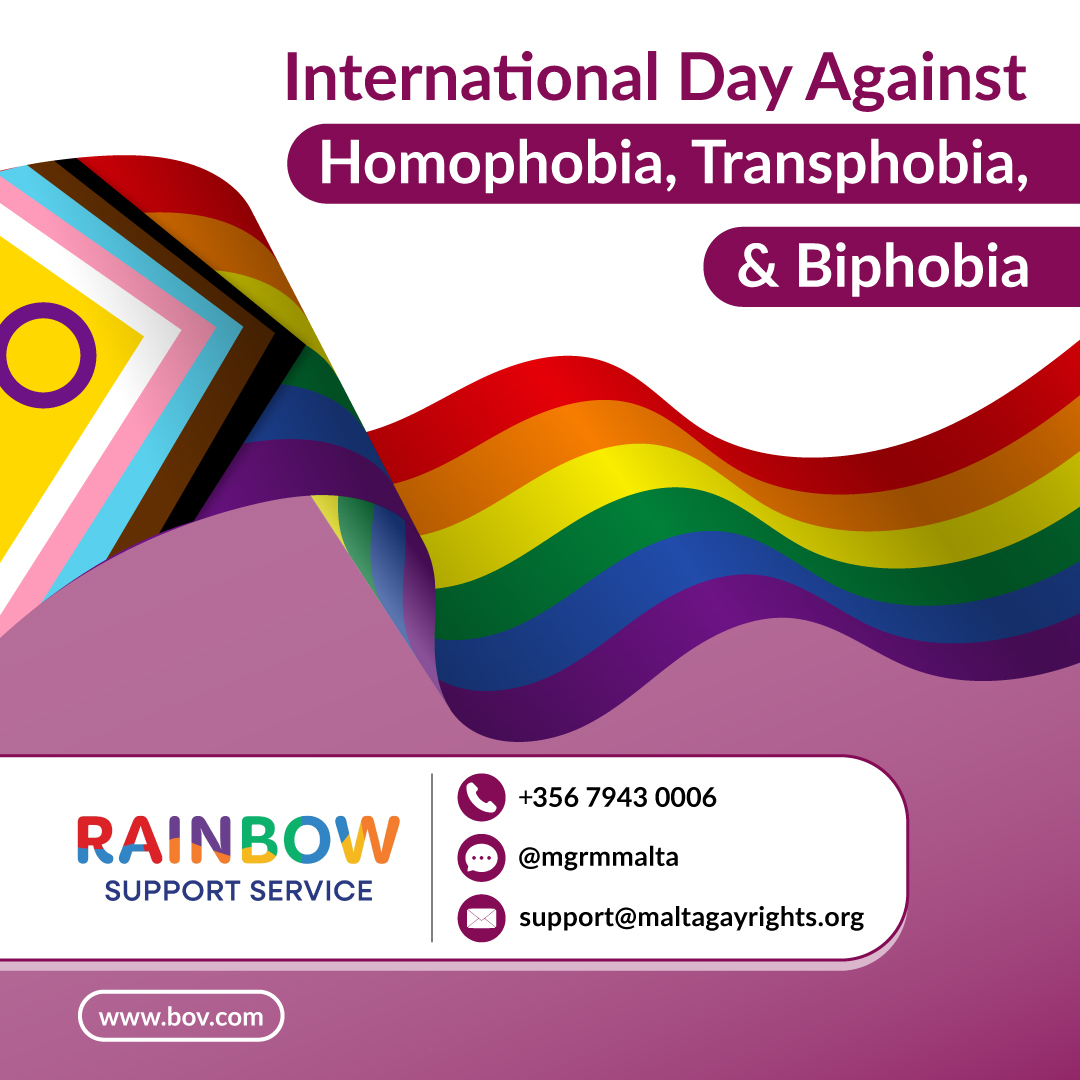 BOV - 🌈 On this International Day Against Homophobia, Transphobia, and ...