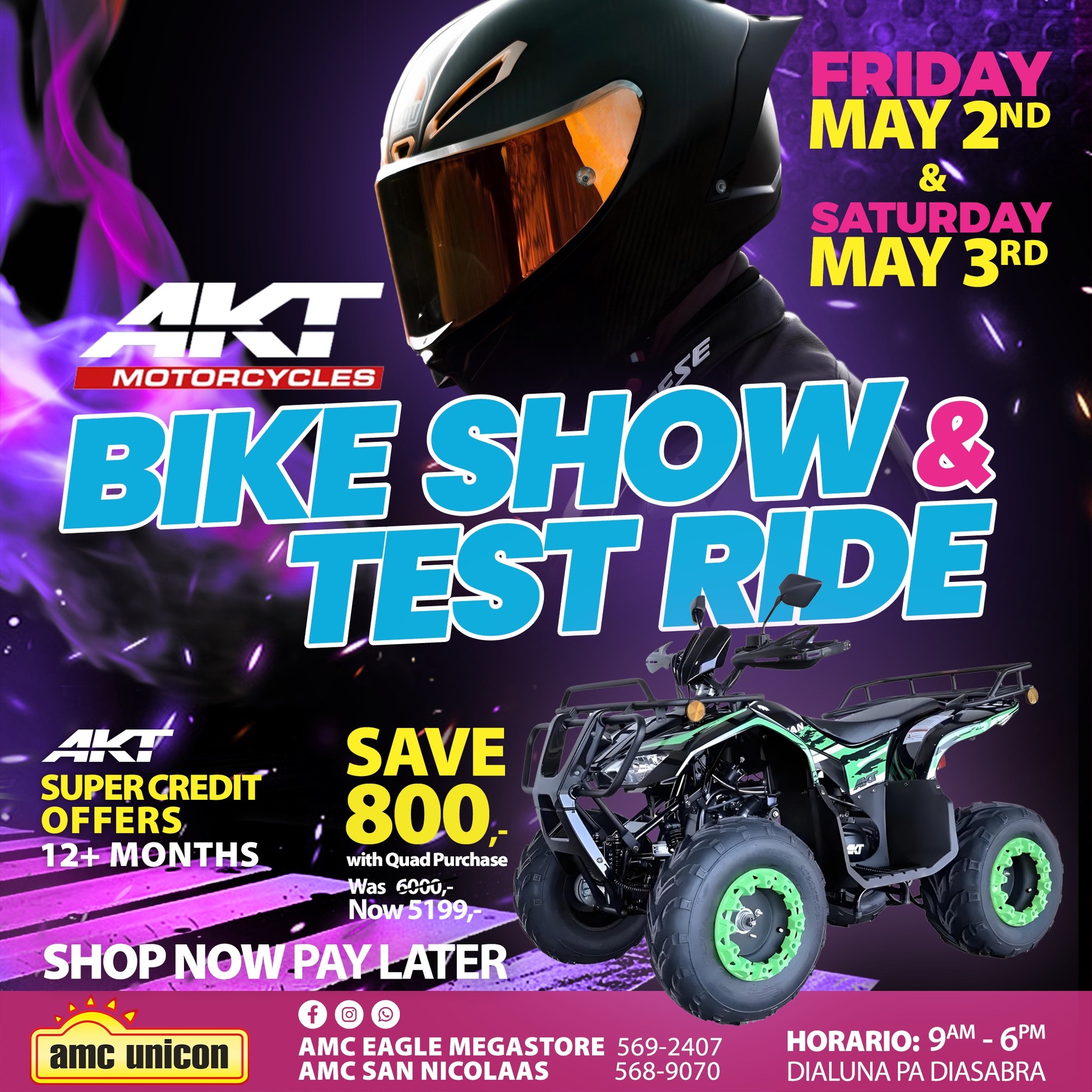 AMC Unicon - 🔥 Get ready to rev up your weekend at the AKT... | Facebook