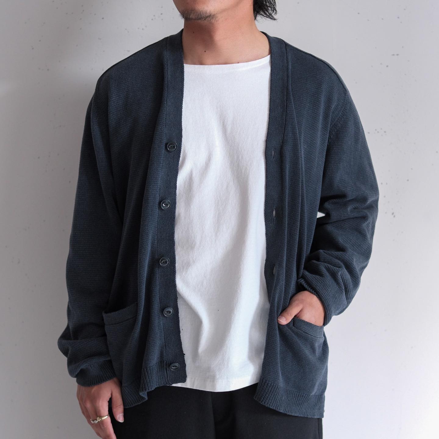 anemoscope - @nonntive NONNATIVE - DWELLER CARDIGAN COTTON YARN 
