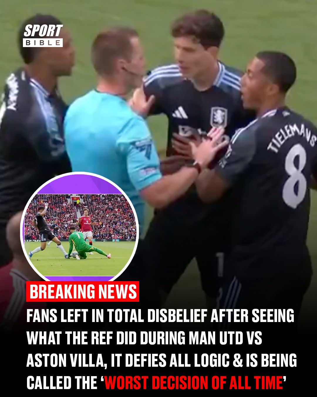 SPORTbible - 🚨 WHAT IS GOING ON 🚨 Everyone in the stadium... | Facebook