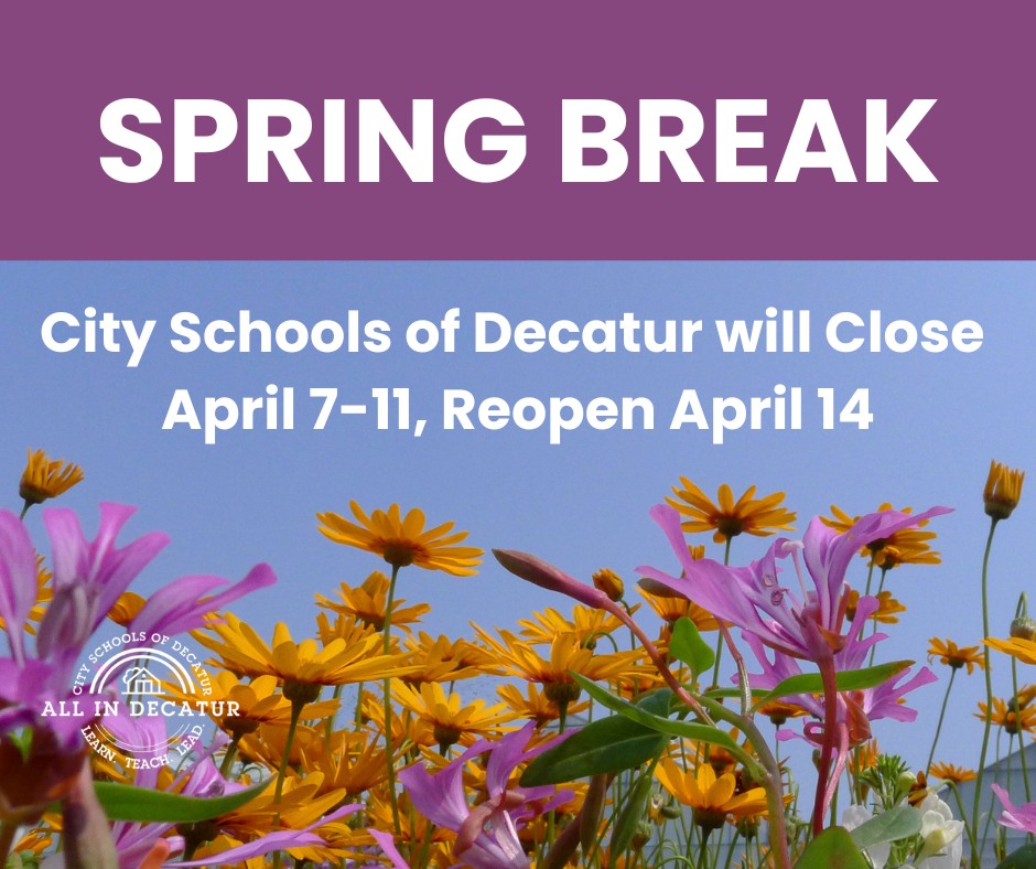 City Schools of Decatur will... - City Schools of Decatur | Facebook
