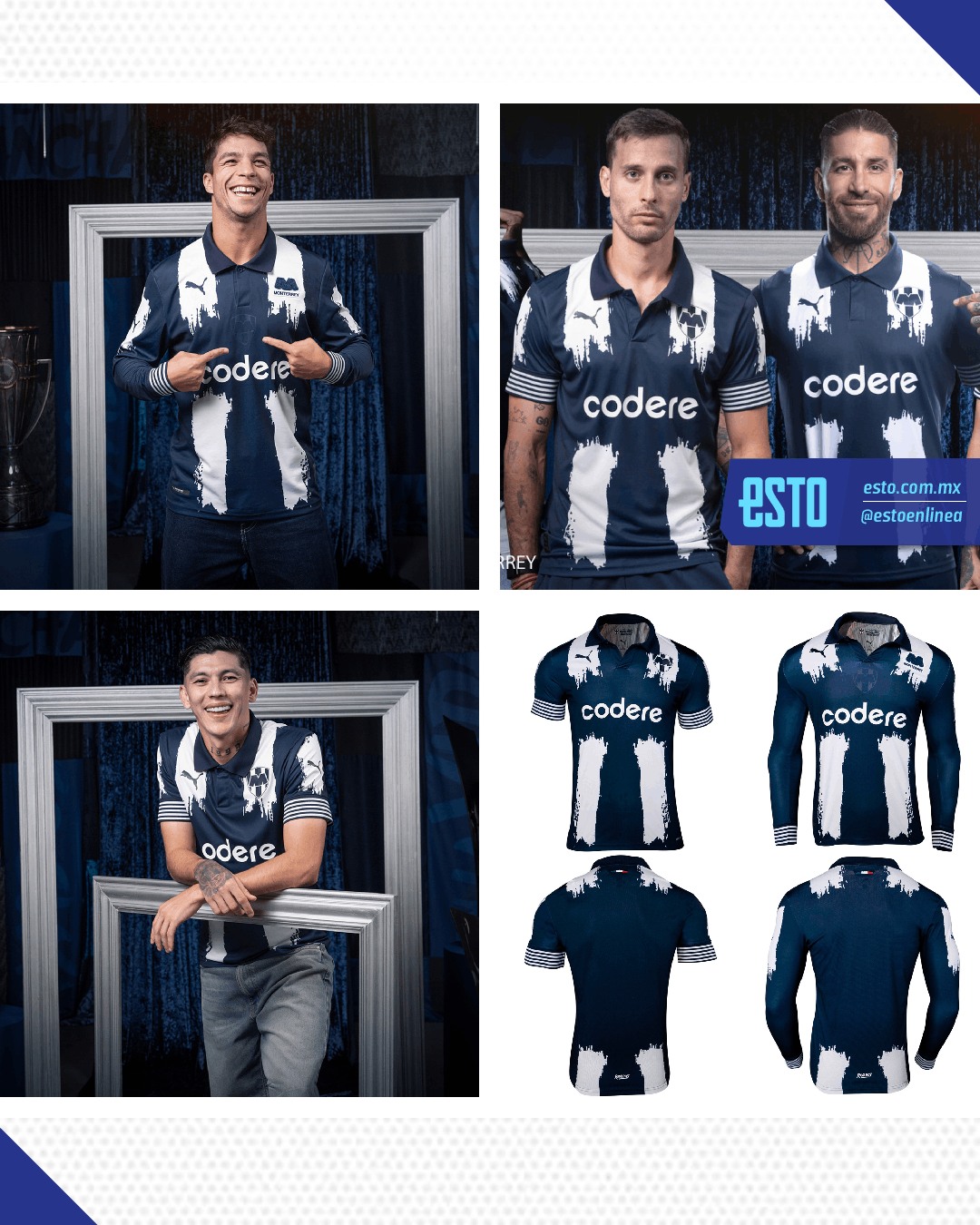 esto.com.mx - ¡QUÉ CHULADA! 🔵⚪️ Rayados hizo oficial su jersey para el ...