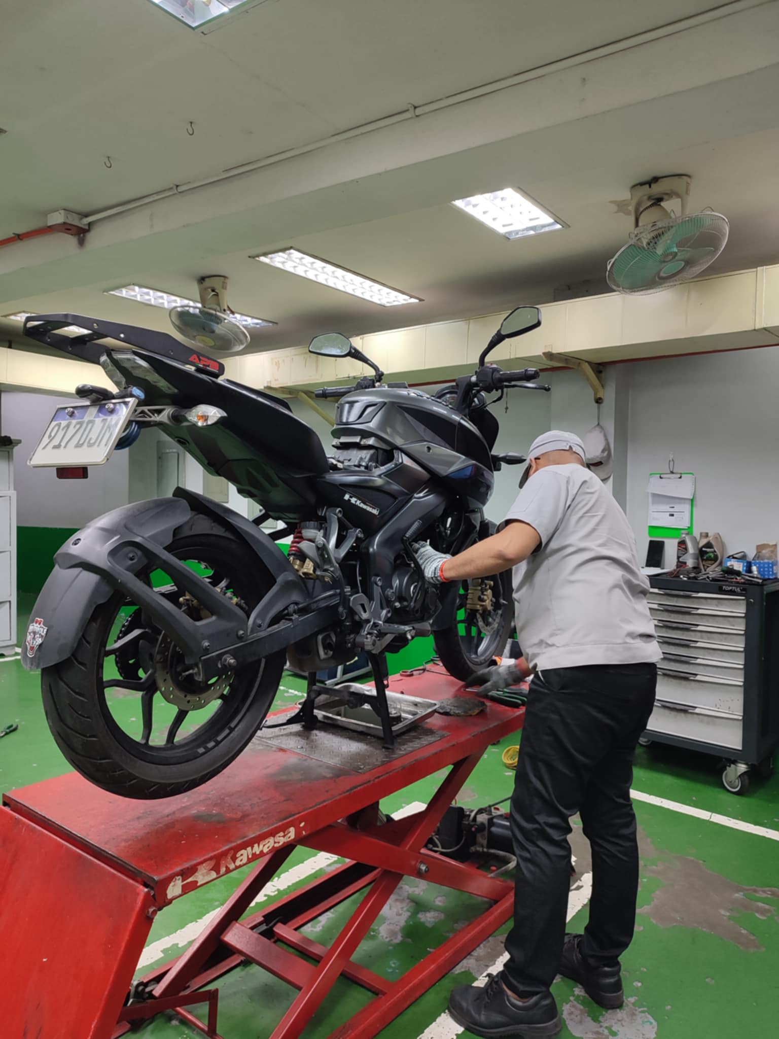Kawasaki motorcycle maintenance services