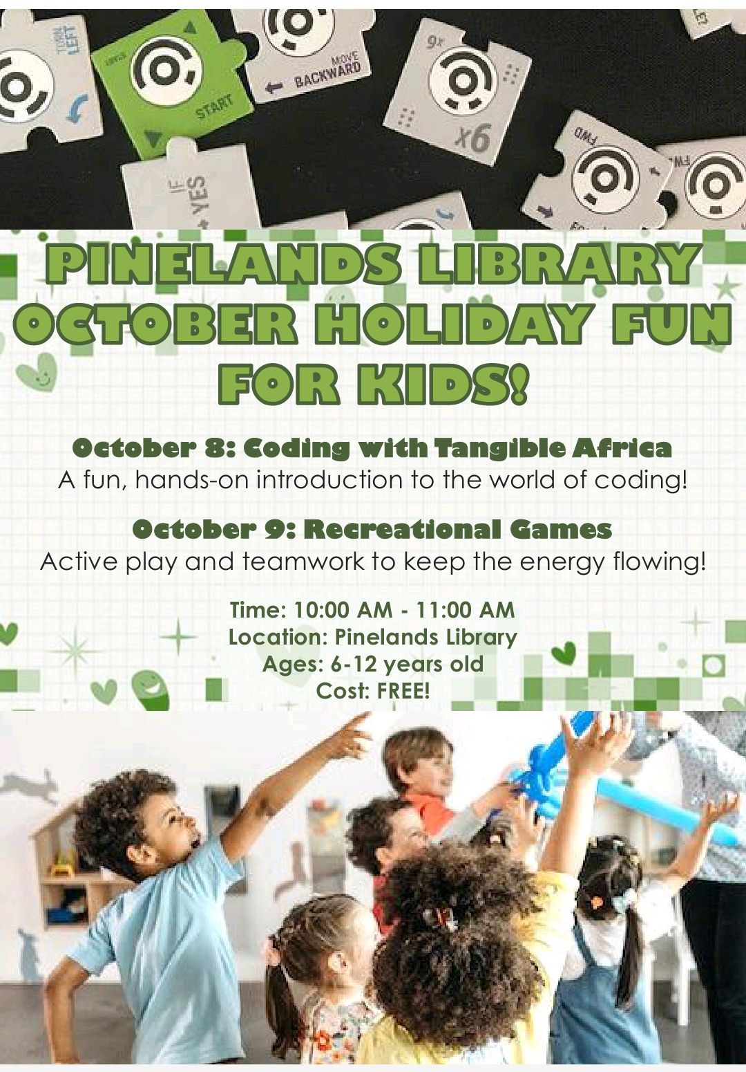 Pinelands - Don’t know what to do with the kids next week during the ...