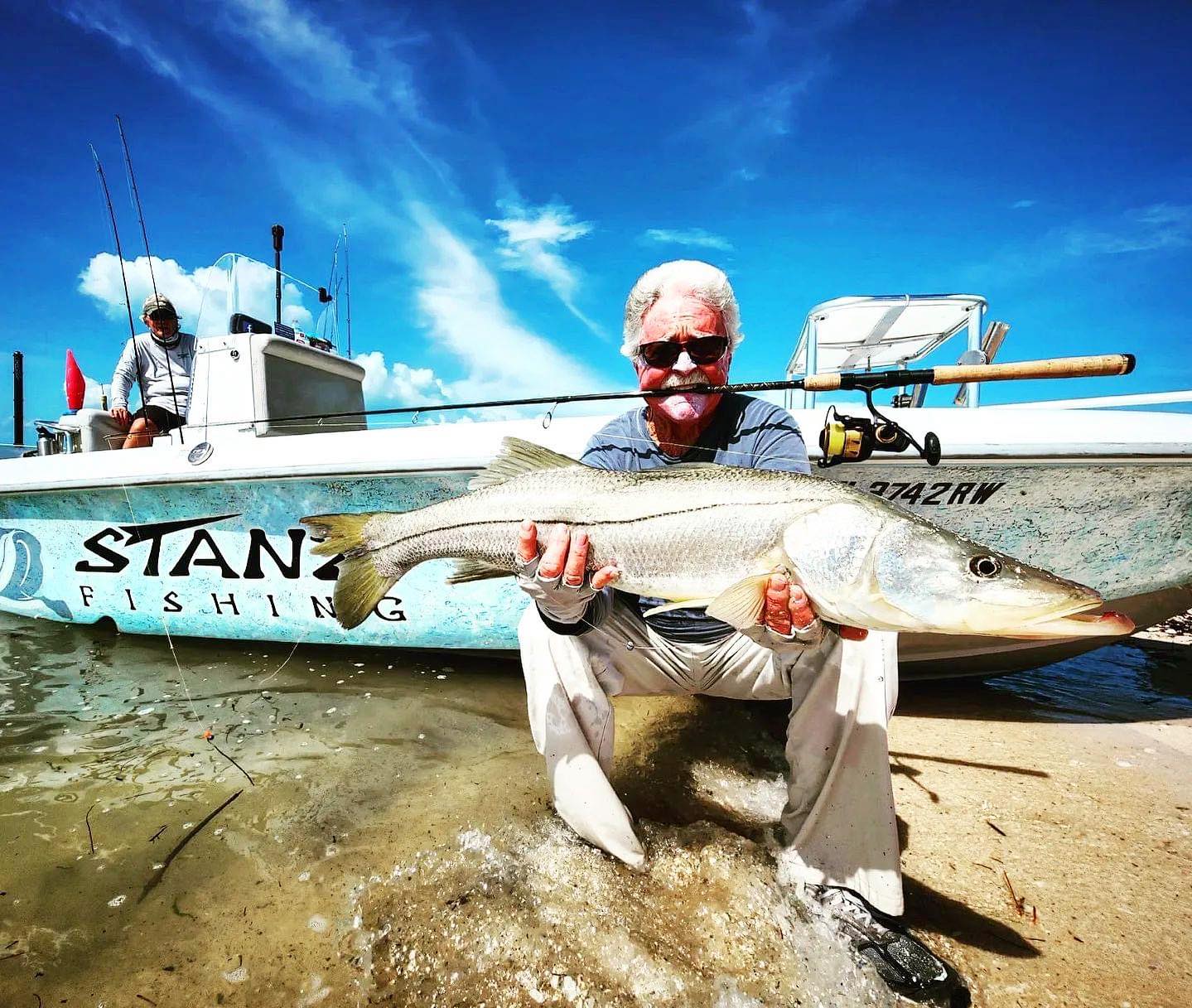 Quality Snook caught and released after a quick picture in