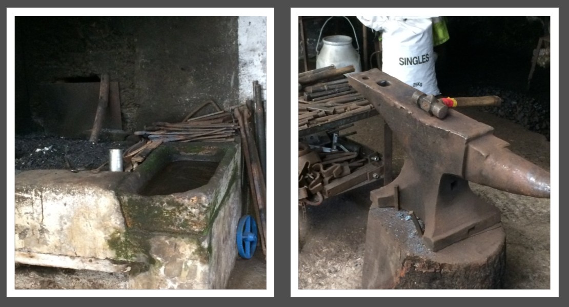 Castledawson - Below are images of an anvil and water trough, which can ...