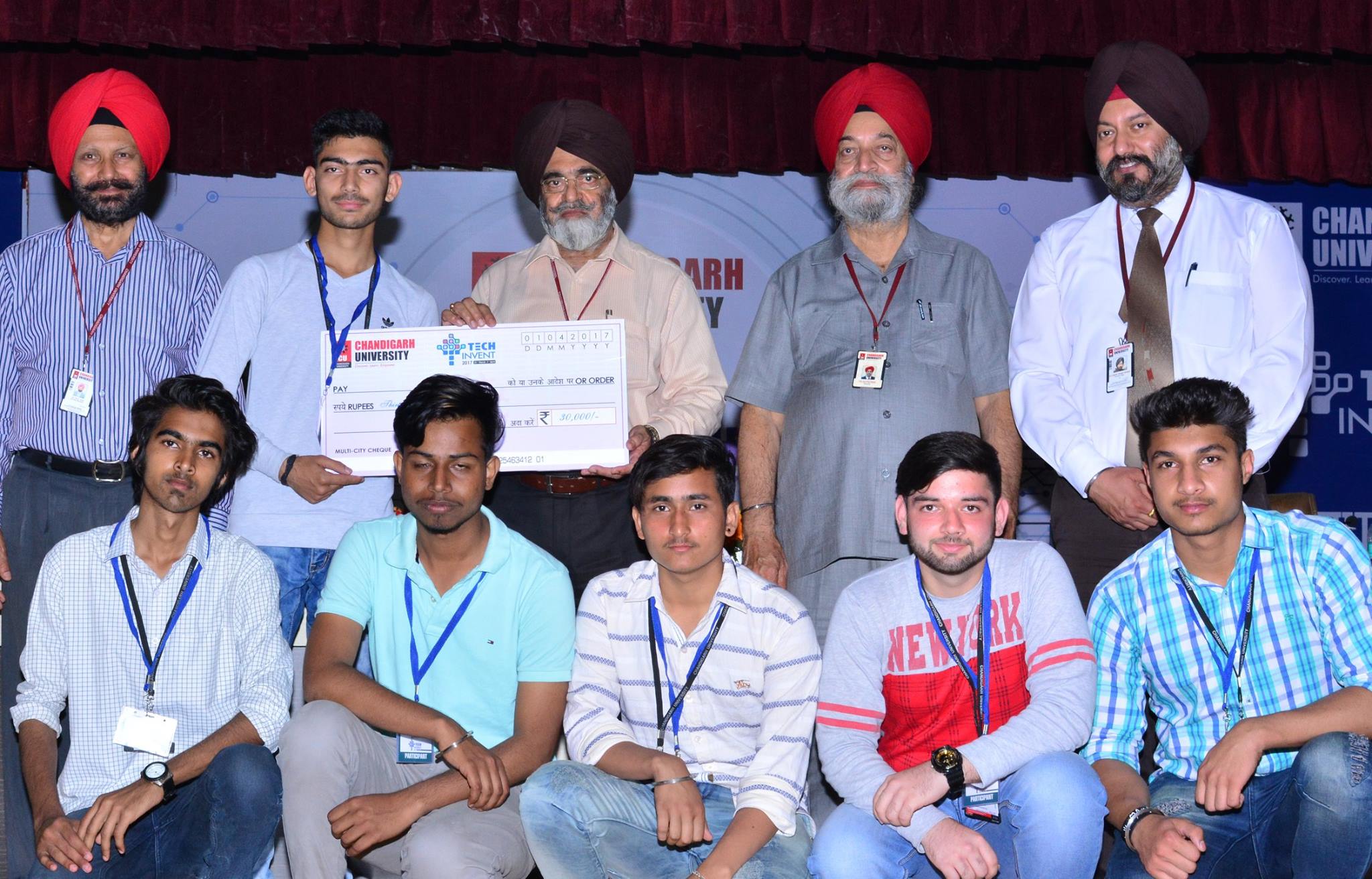 Congratulations to the winners of... - Chandigarh University