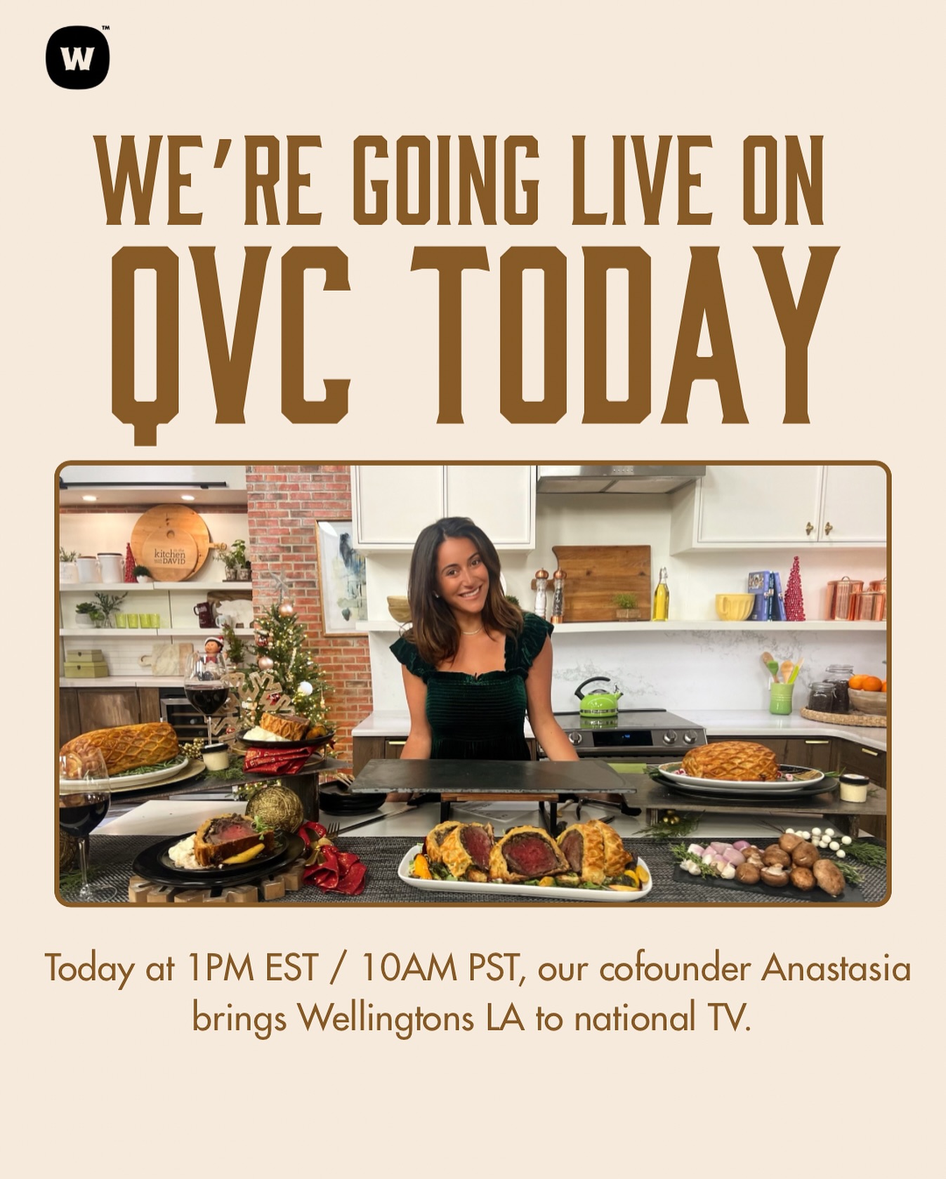Wellingtons - We’re live on QVC. Our co-founder Anastasia is demoing ...