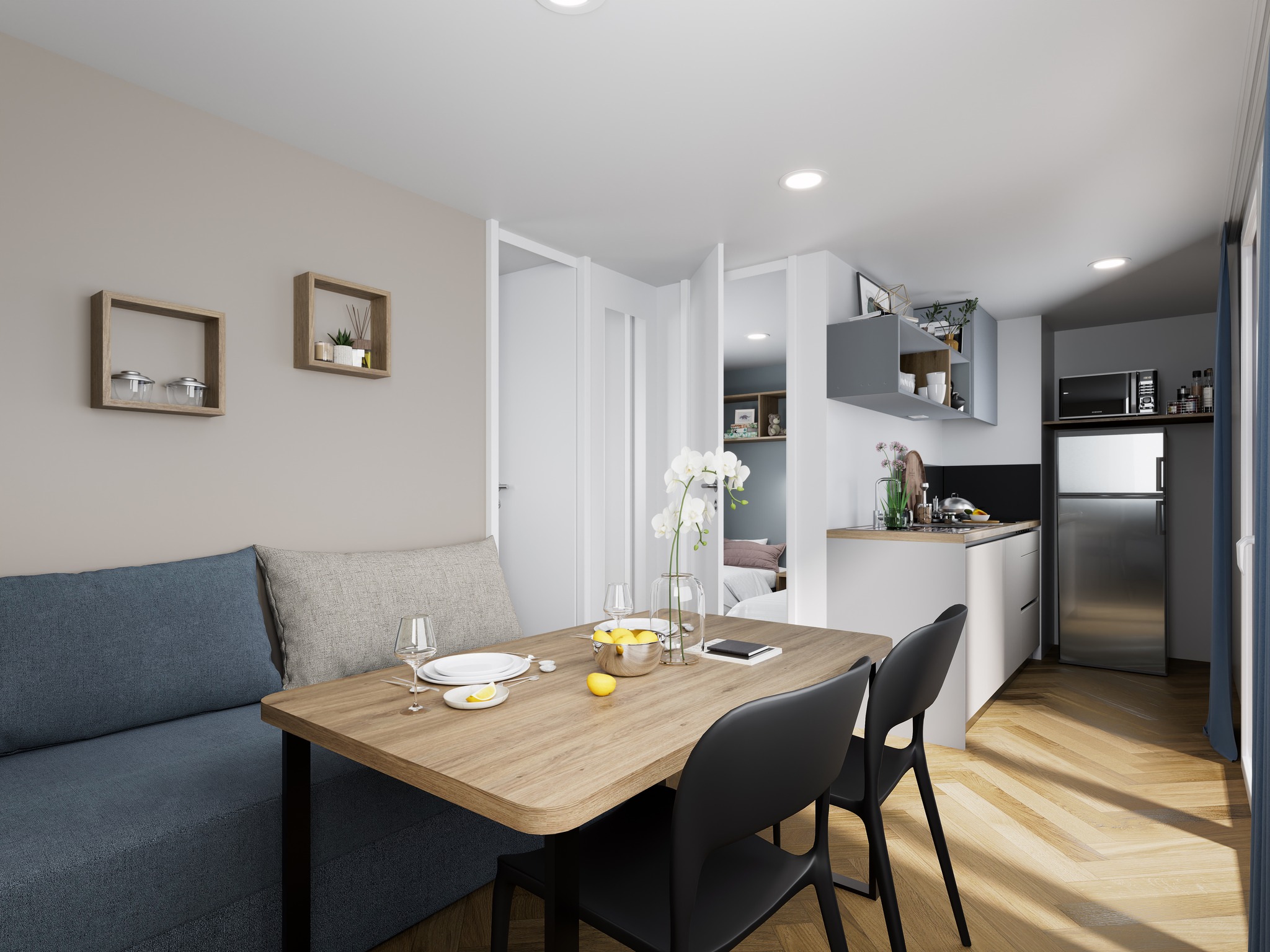 Adria Home - The new interior design Marine combines dusty... | Facebook