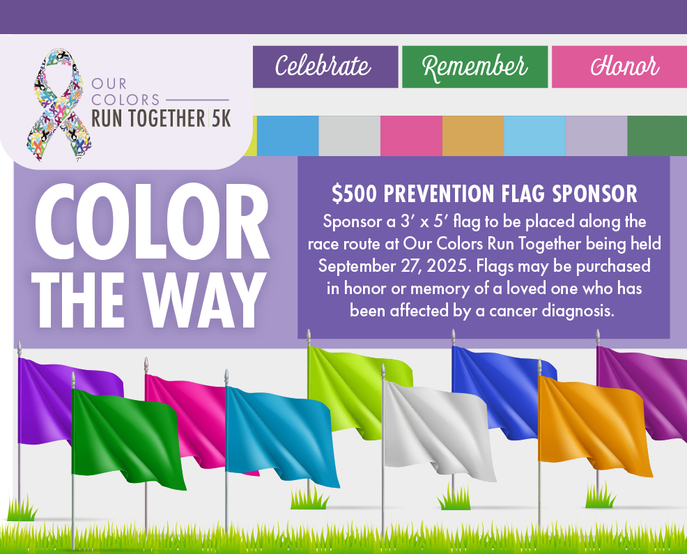 🎗️ SPONSOR A FLAG! Help make our... - AMA Colors Run Together | Facebook