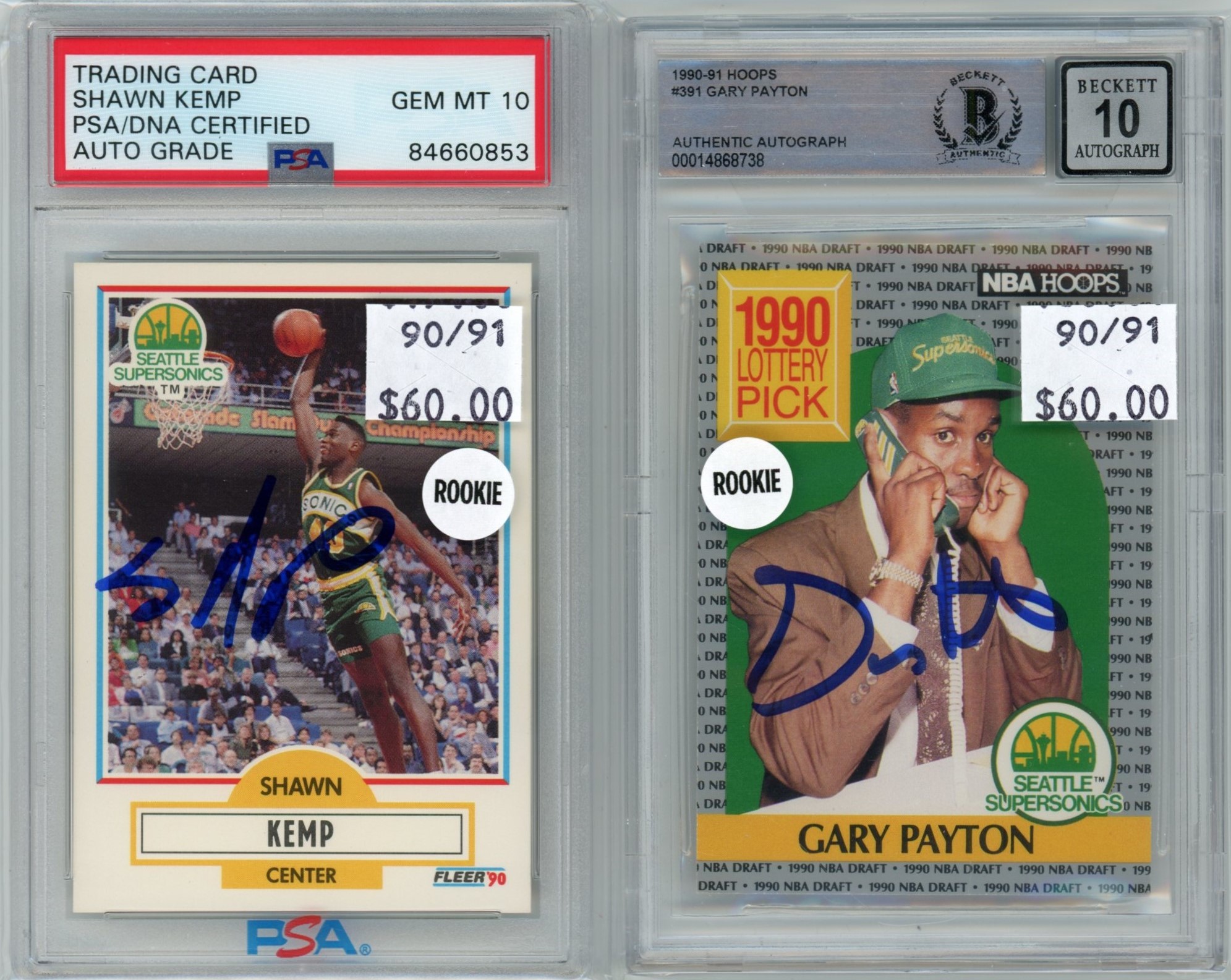 Lots of New Gary Payton and Shawn Kemp Cards!
