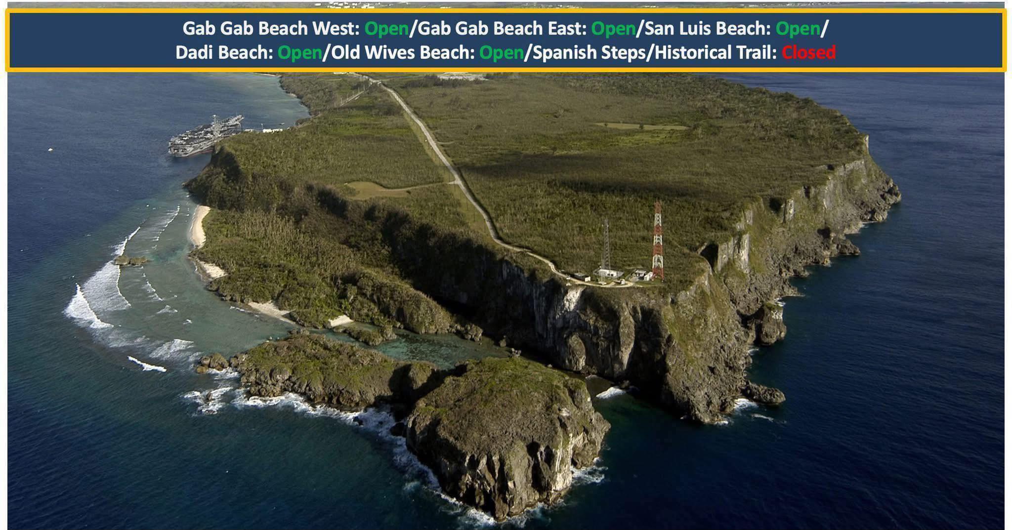 US Naval Base Guam - SPANISH STEPS and GAB GAB WEST is scheduled to ...
