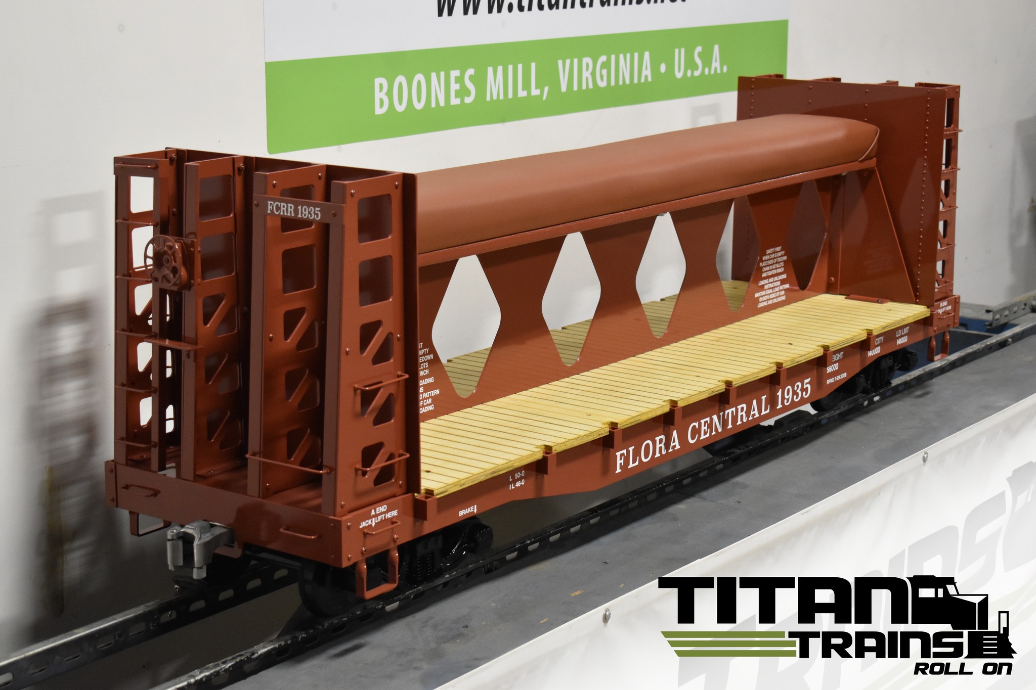 Titan Trains - Introducing our new 6' Bulkhead Flat Car!... | Facebook