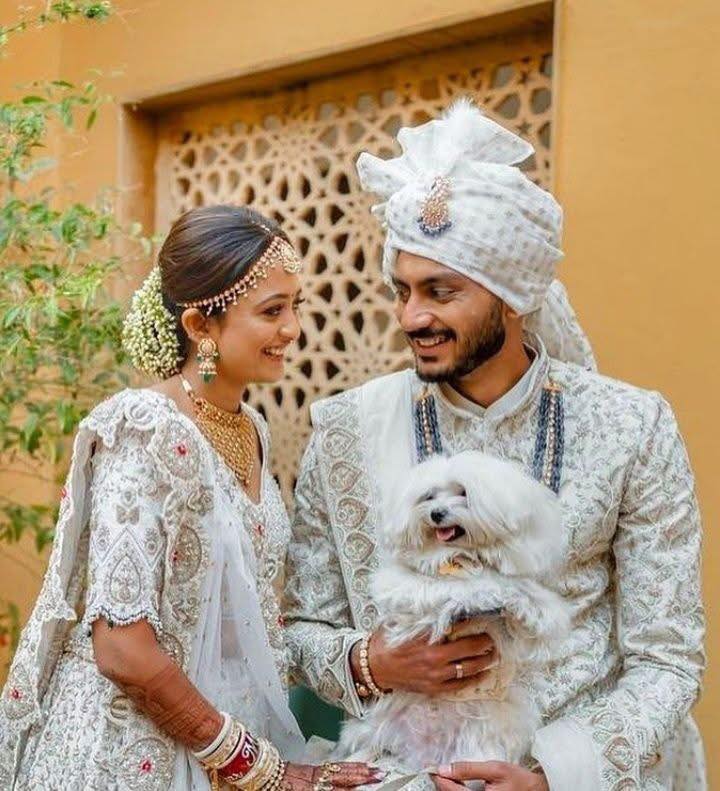Cricket For India - Axar Patel with his lovely wife 🥰💕⭐ #CricketFamily ...
