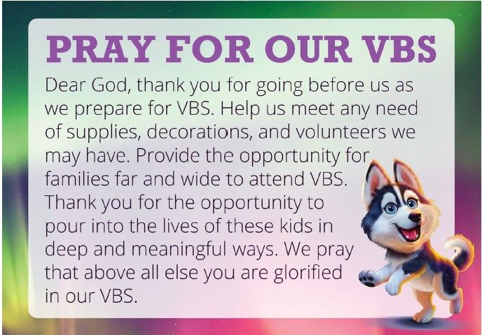 Saint - As we begin counting down to True North VBS, would you join us ...