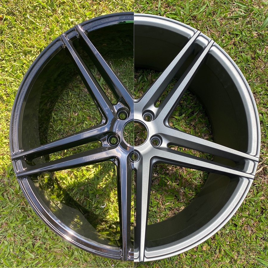 Powdercoat.BN - Done! A set of Vossen wheels freshly...