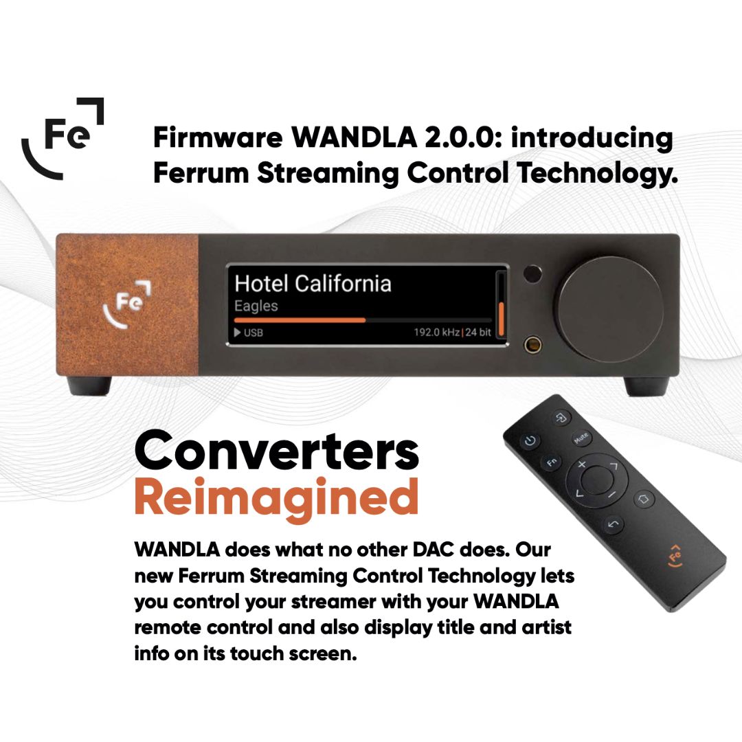 品嘉音響 - Ferrum Audio官方消息： Ferrum.audio WANDLA 韌體 2.0.0 更新！ Ferrum Audio ...