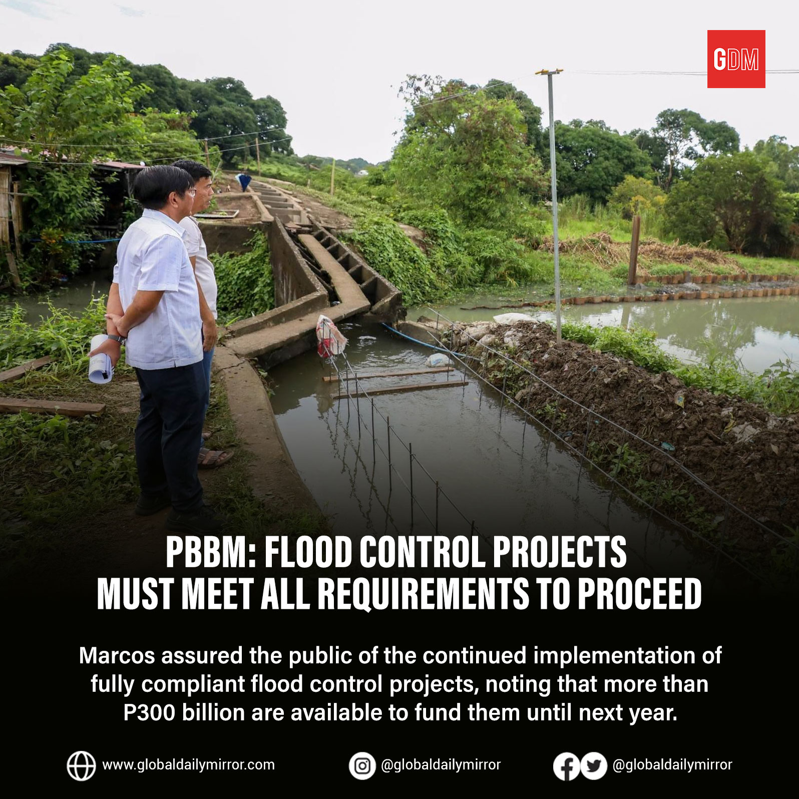 Only flood control projects that... - Global Daily Mirror | Facebook