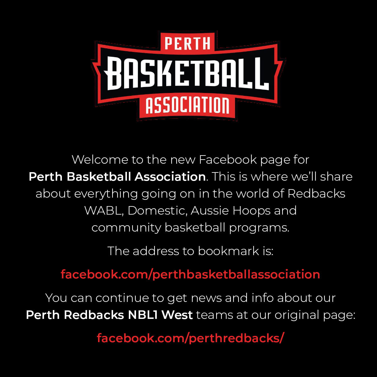 Welcome to the new Facebook... - Perth Basketball Association | Facebook