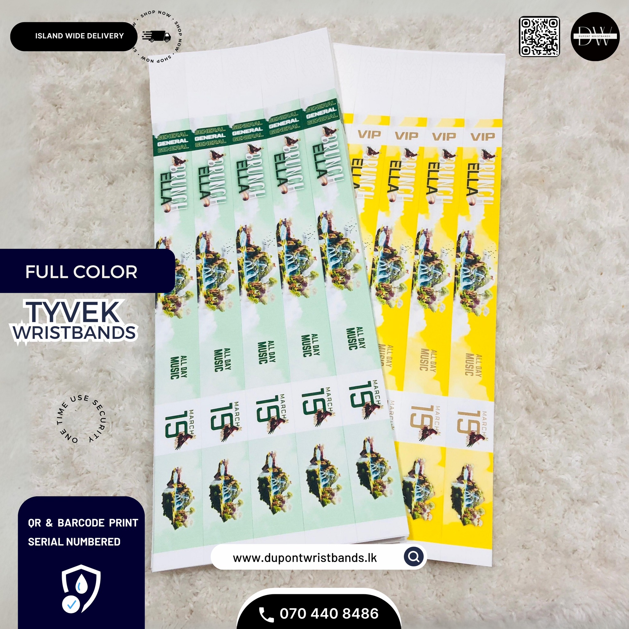 Wristband - 𝗙𝗨𝗟𝗟 𝗖𝗢𝗟𝗢𝗥 𝗣𝗥𝗜𝗡𝗧𝗘𝗗 𝗧𝗬𝗩𝗘𝗞 𝗜𝗗𝗘𝗡𝗧𝗜𝗙𝗜𝗖𝗔𝗧𝗜𝗢𝗡 𝗪𝗥𝗜𝗦𝗧 𝗕𝗔𝗡𝗗𝗦 𝘖𝘯𝘦 ...