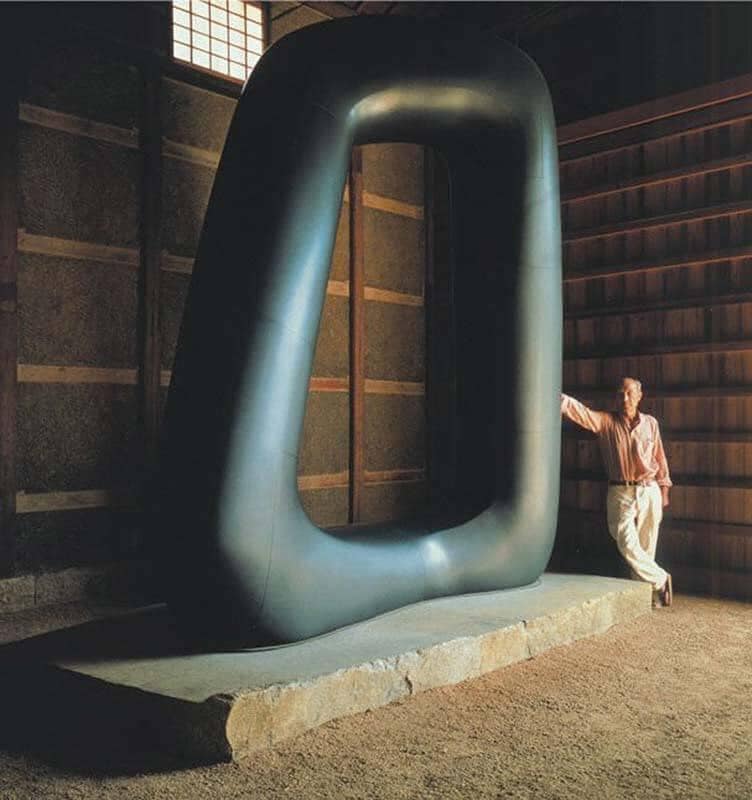 The Isamu Noguchi Garden Museum Japan Poster. 📸The photograph of